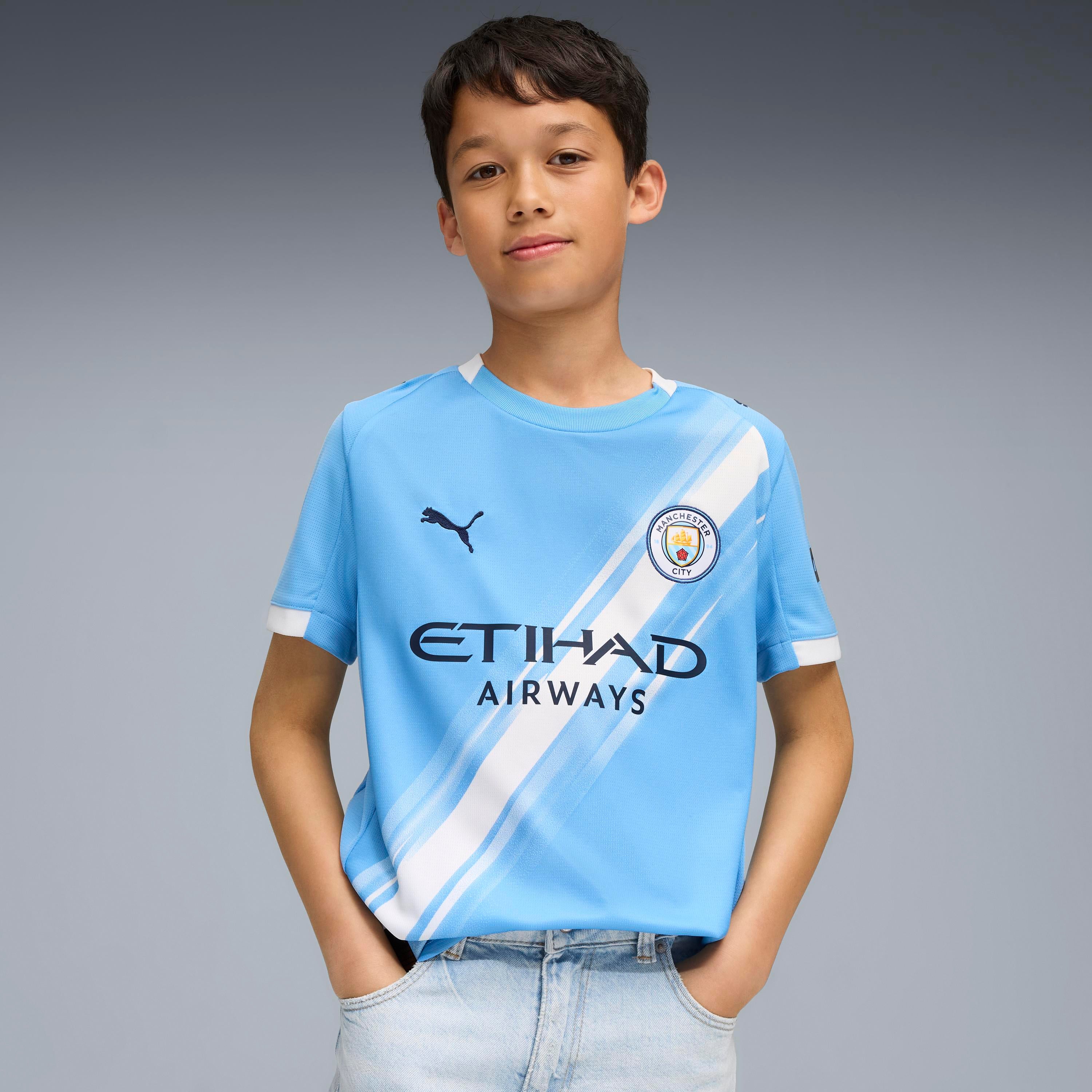 Puma Manchester City 25/26 Youth Home Jersey - 780341 01