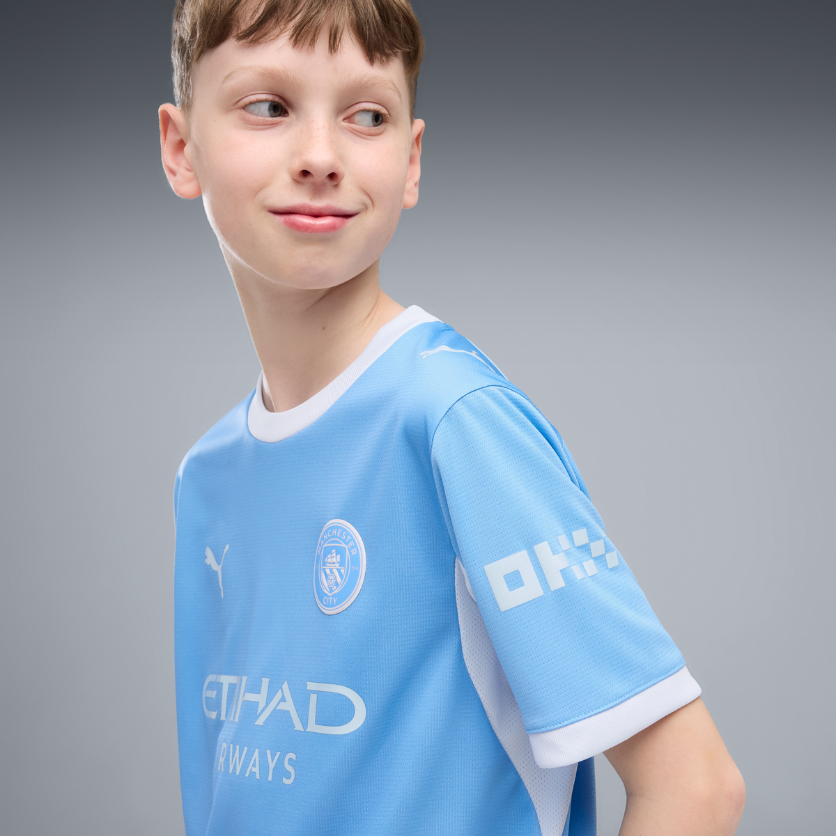 Puma Manchester City 2026/27 Youth Home Jersey - 784329 01