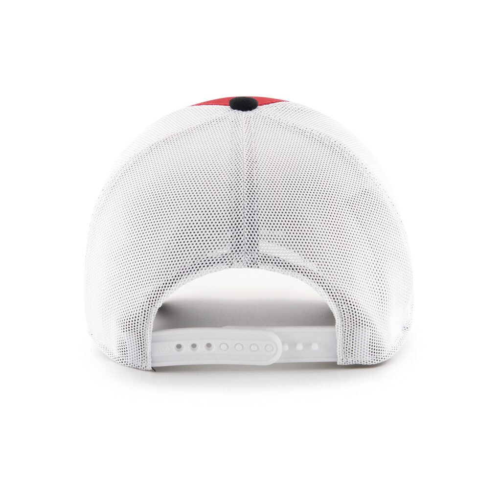 Liverpool 47 Red & White Snapback Trucker Hat - FBSCAPLP533