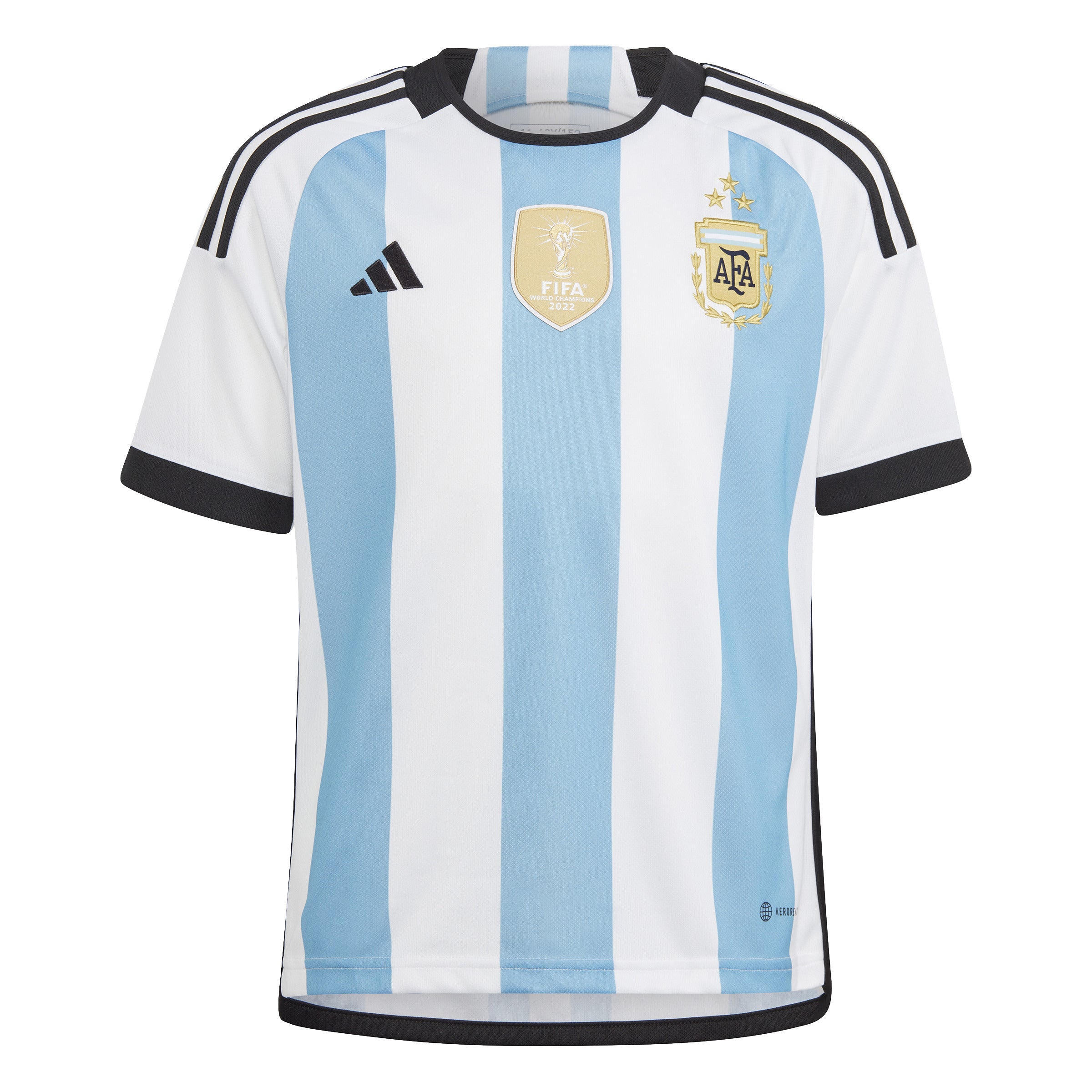 Adidas Argentina Fifa World Cup 2022 Youth Home Replica Jersey - IB3595