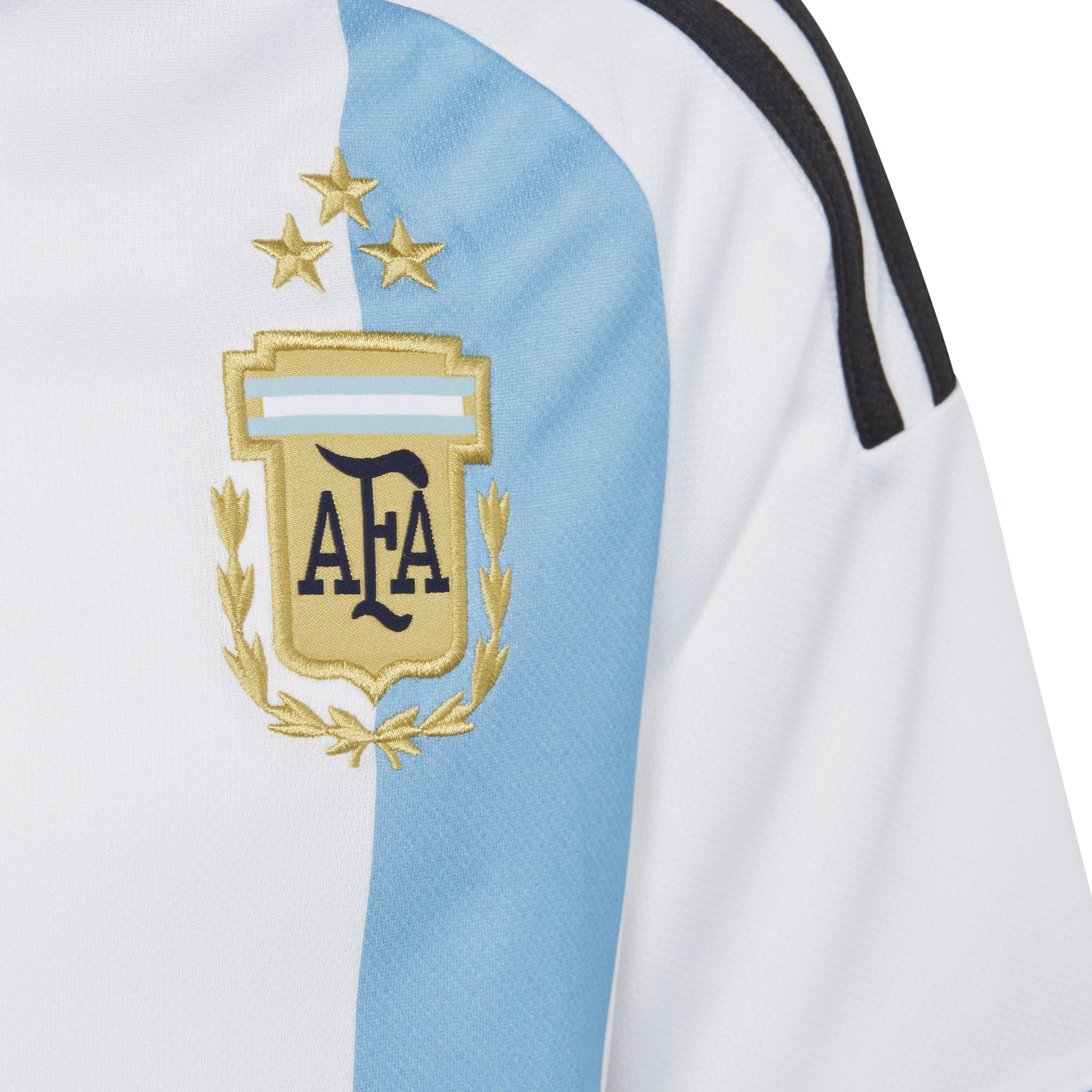 Adidas Argentina Fifa World Cup 2022 Youth Home Replica Jersey - IB3595