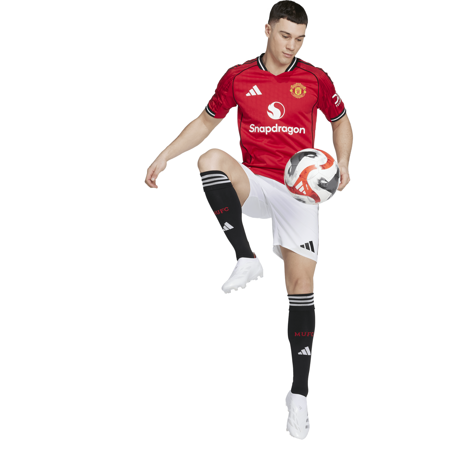 Adidas Manchester United 2025/26 Authentic Home Jersey -JI7429