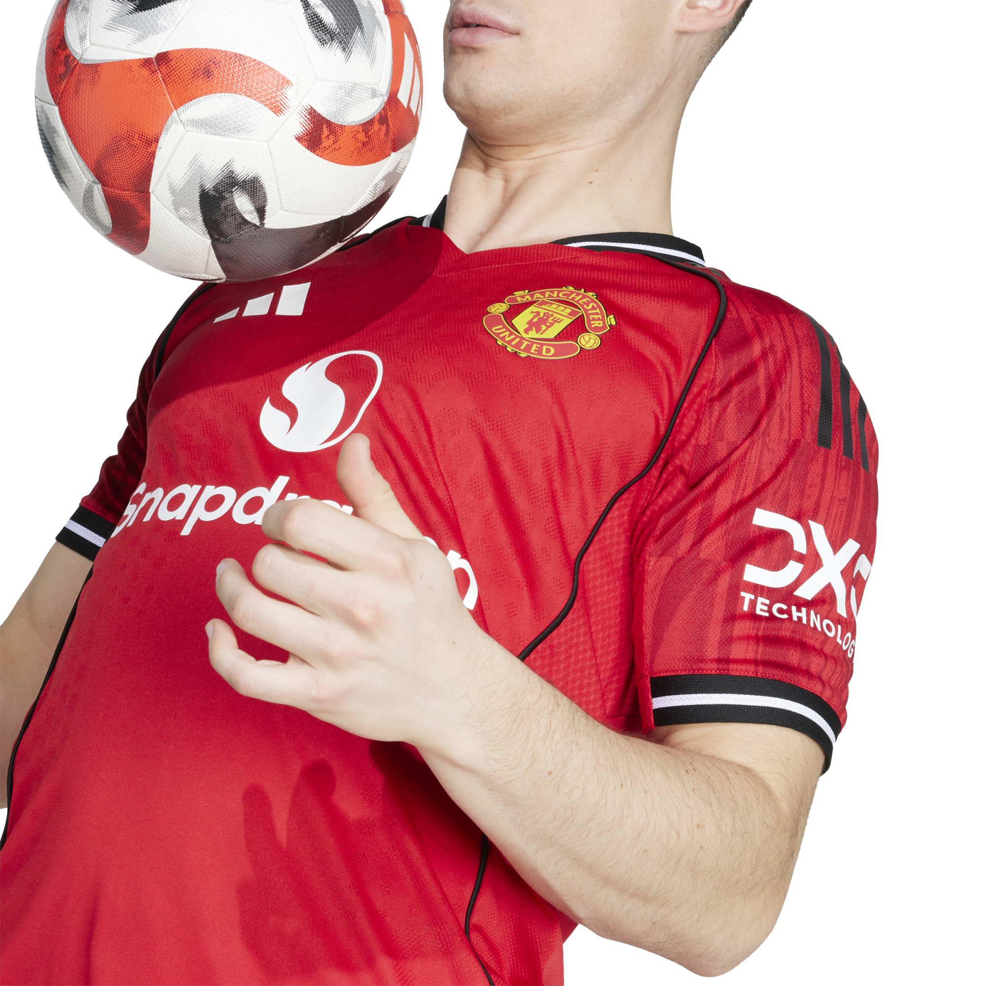 Adidas Manchester United 2025/26 Authentic Home Jersey -JI7429