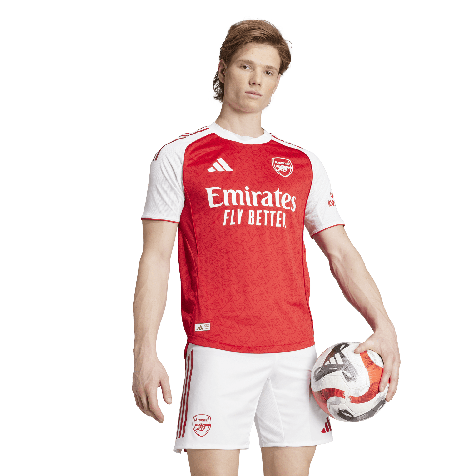 Adidas Arsenal 25/26 Authentic Home Jersey - JI9516