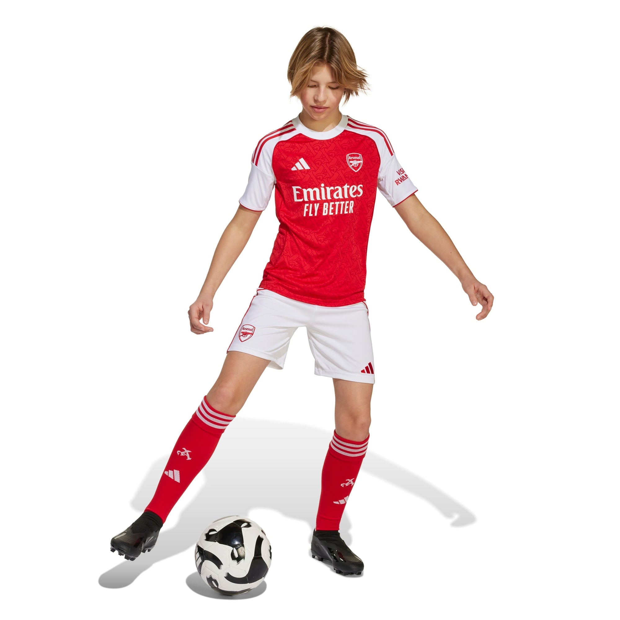 Adidas Arsenal 25/26 Youth Home Jersey - JI9533