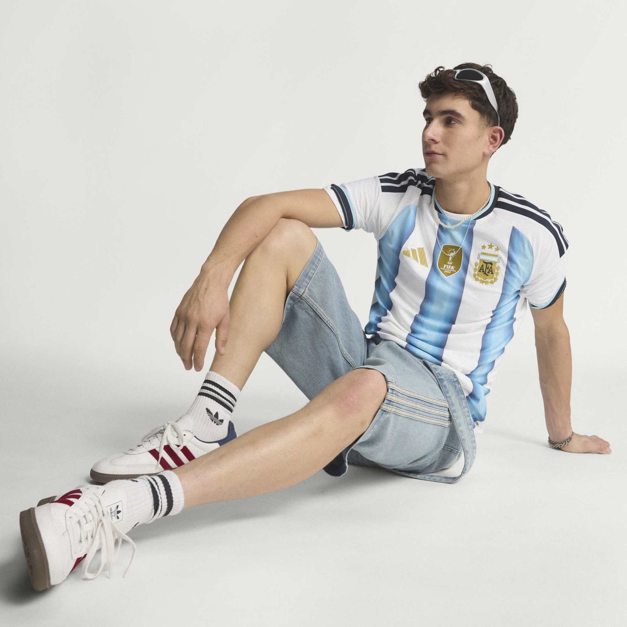 Adidas Argentina 26 FIFA World Cup Home Authentic Jersey - JM5897