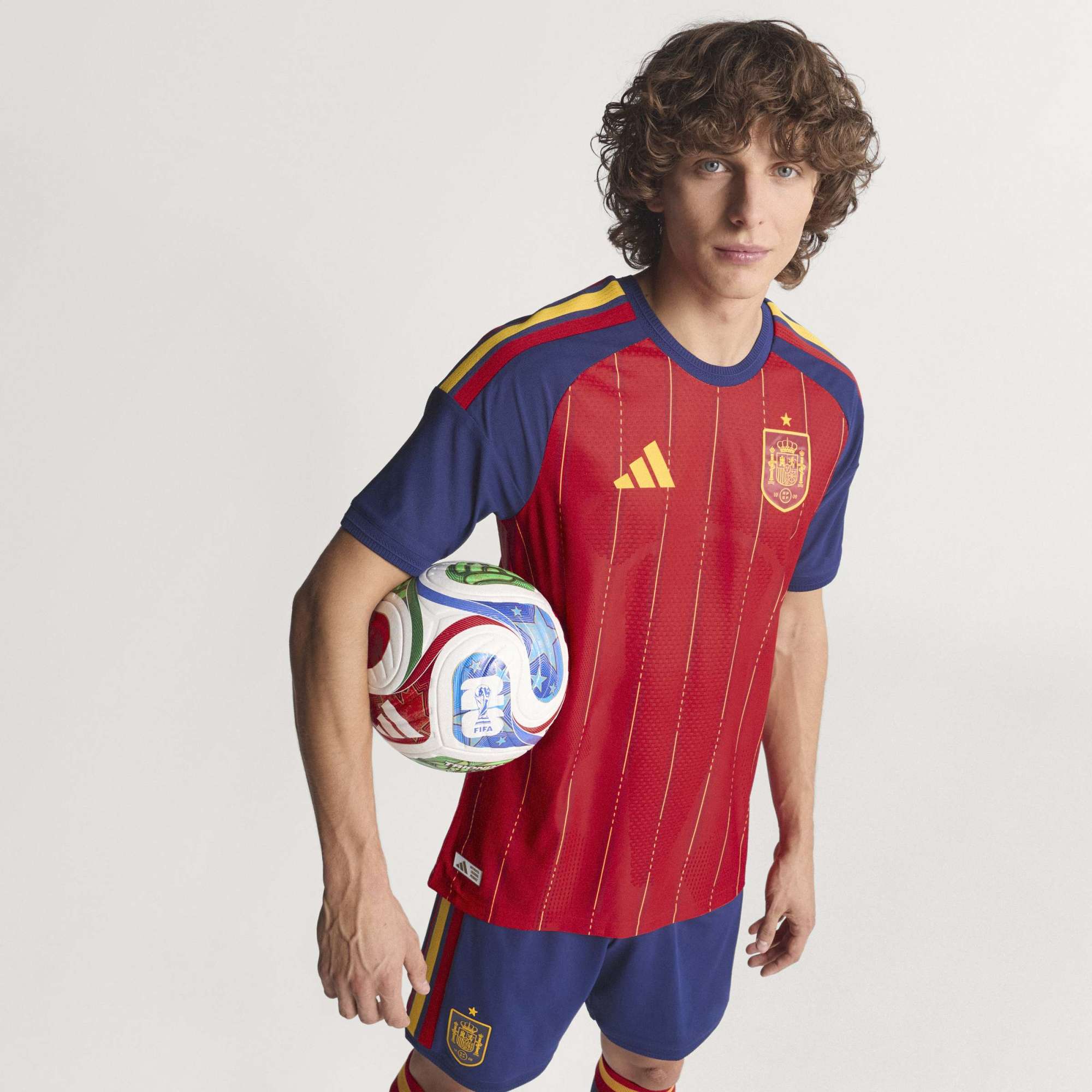 Adidas Spain 26 Home Authentic Jersey - JN4366