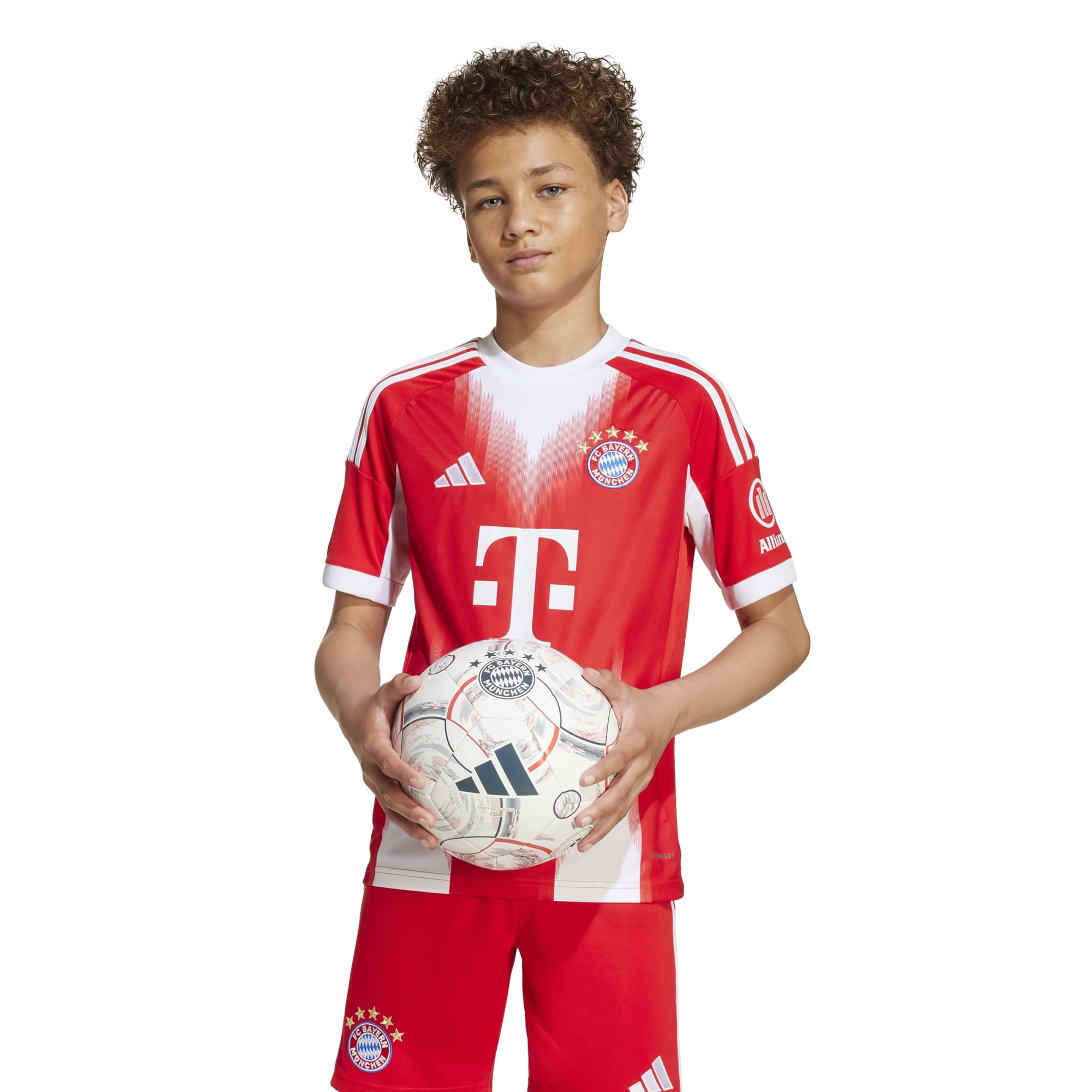 Adidas FC Bayern Munich 25/26 Youth Home Jersey - JN8525