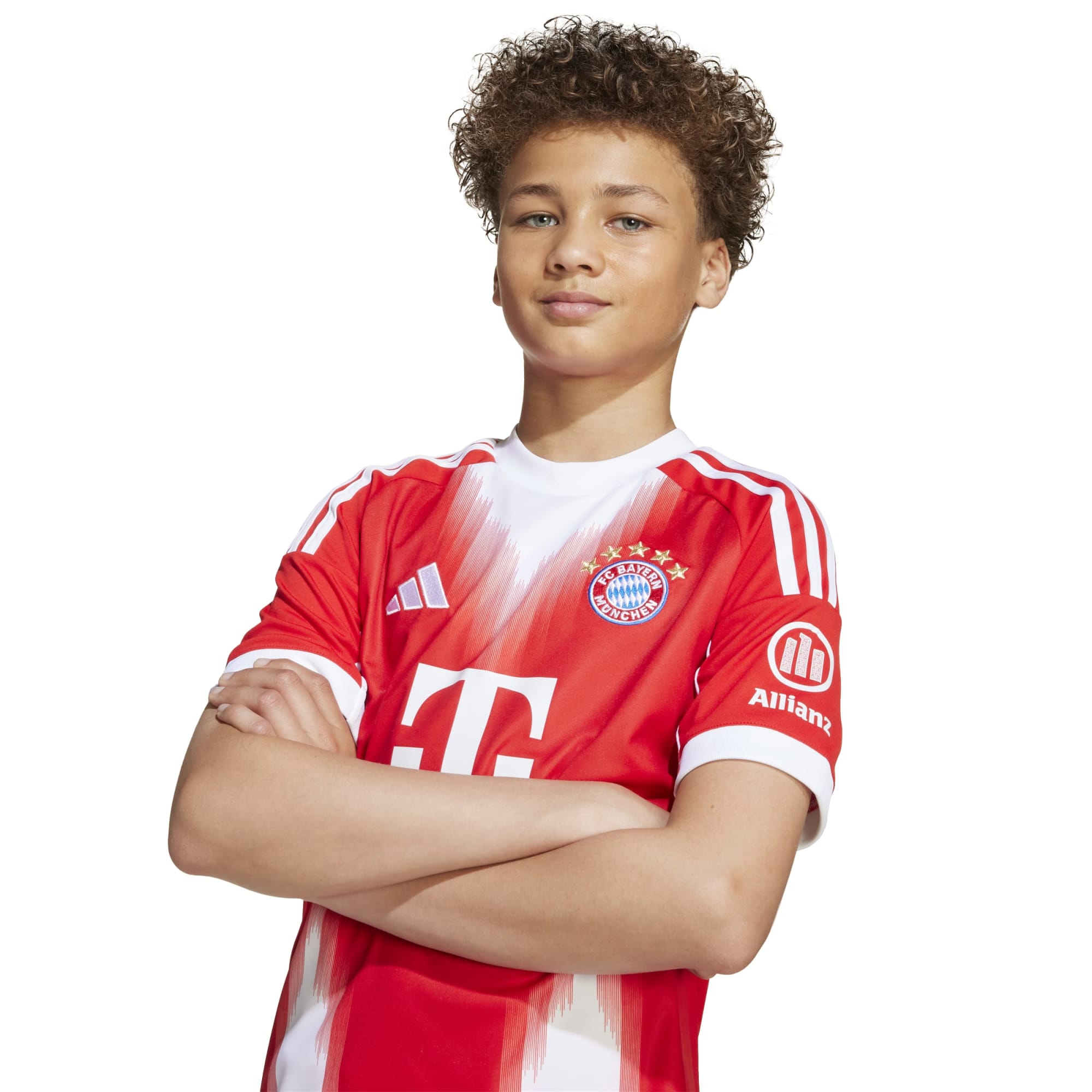 Adidas FC Bayern Munich 25/26 Youth Home Jersey - JN8525