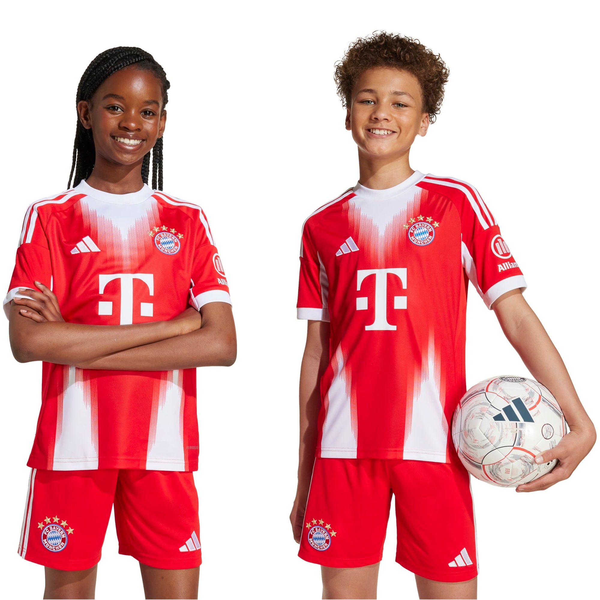 Adidas FC Bayern Munich 25/26 Youth Home Jersey - JN8525