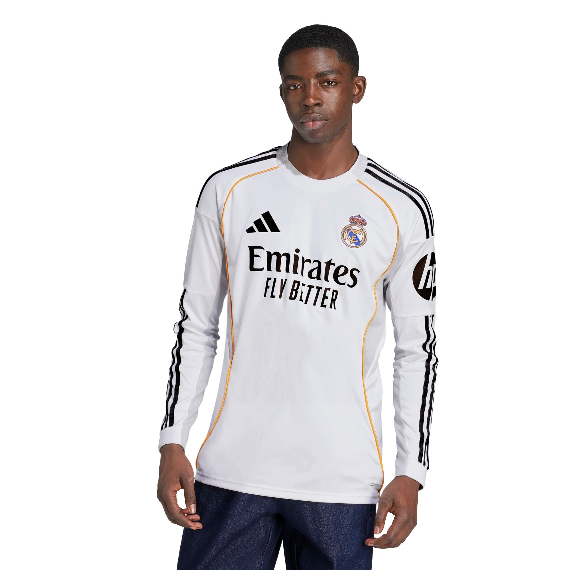 Adidas Real Madrid 25/26 L/S Home Jersey - JN8884