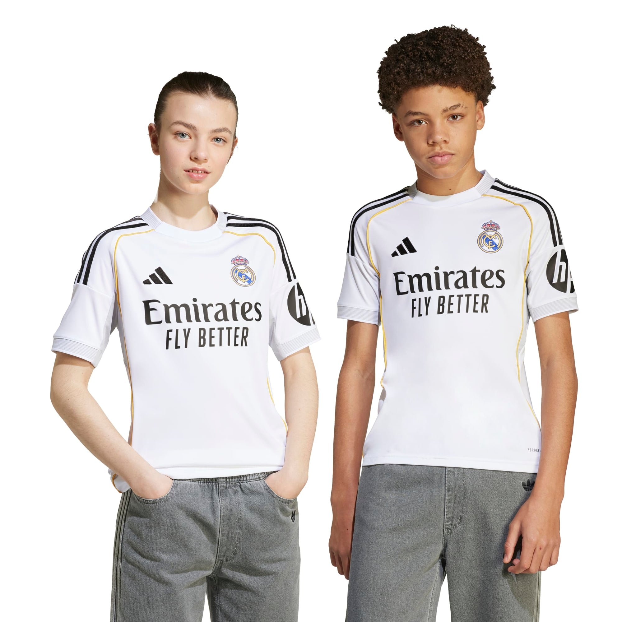 Adidas Real Madrid 25/26 Youth Home Jersey - JN8887