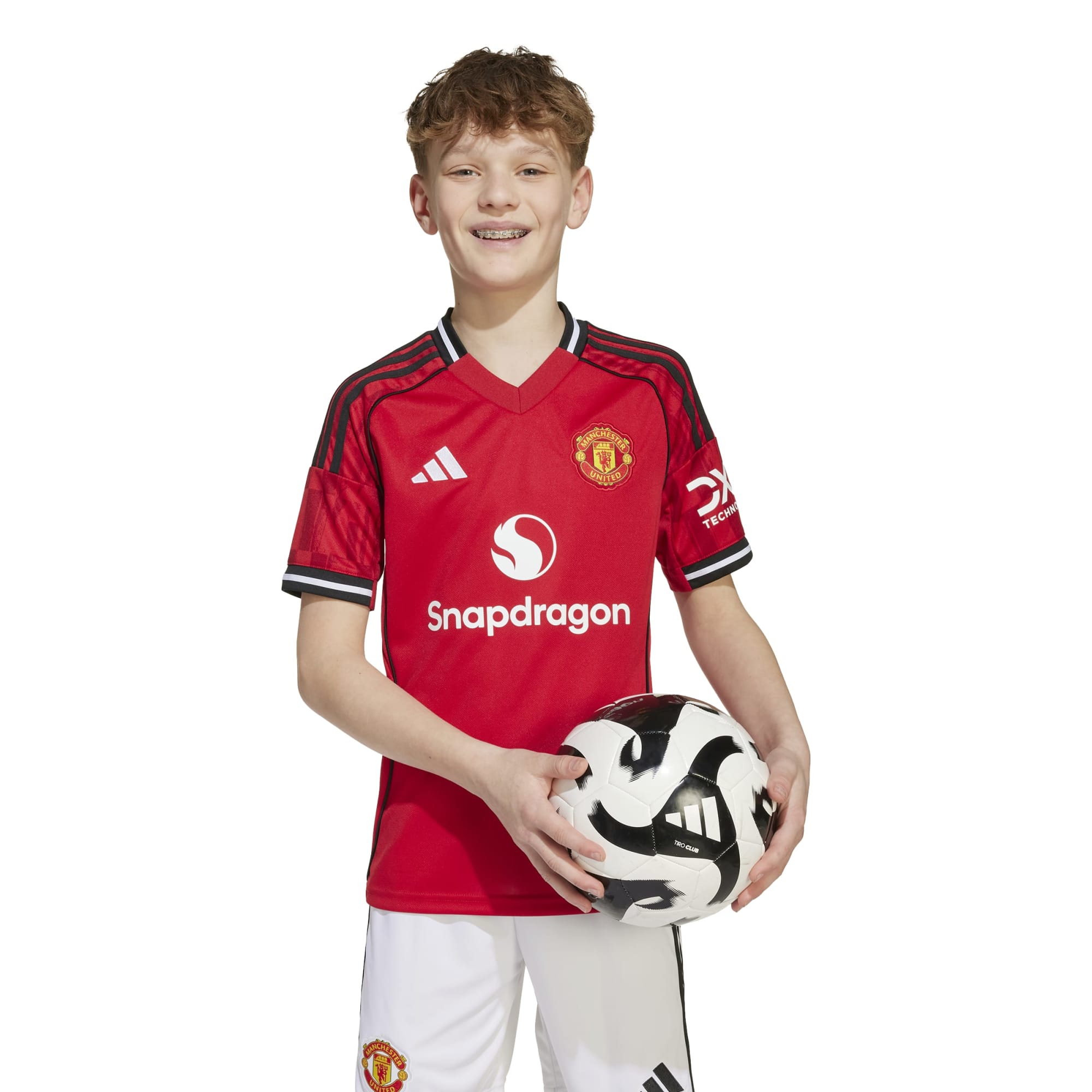 Adidas Manchester United 25/26 Youth Home Jersey - JP3013