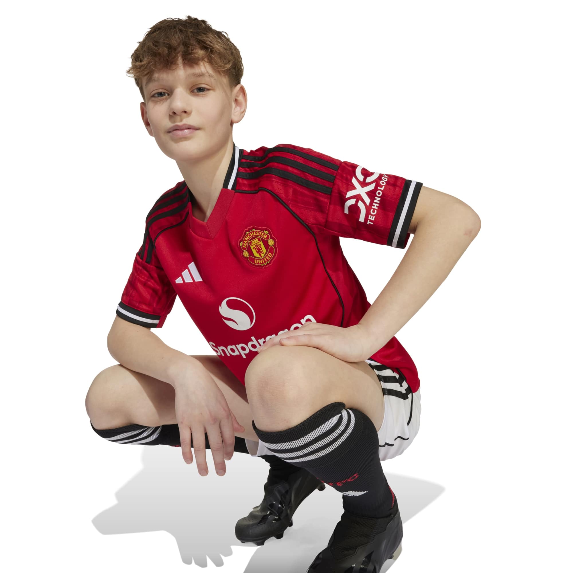 Adidas Manchester United 25/26 Youth Home Jersey - JP3013