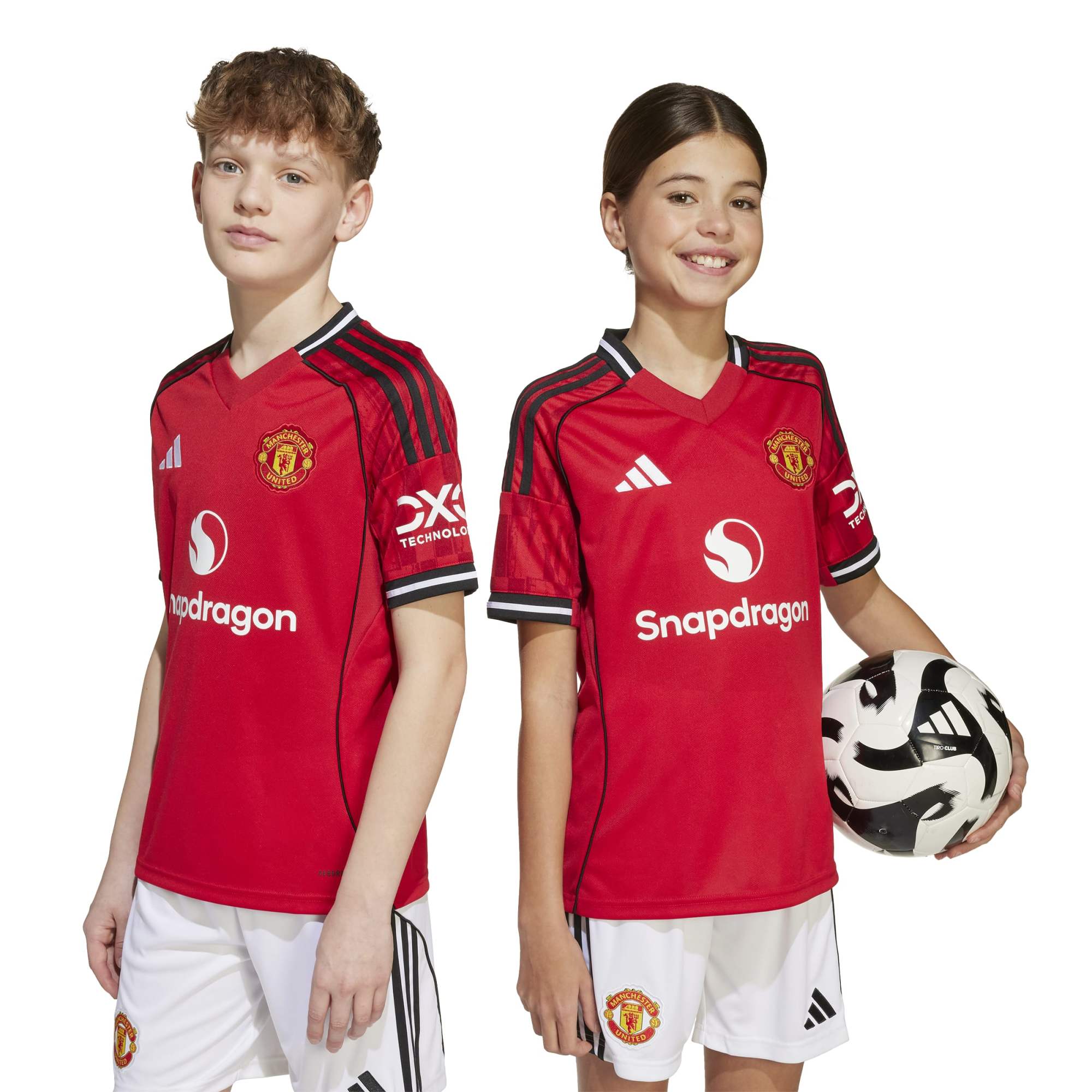 Adidas Manchester United 25/26 Youth Home Jersey - JP3013