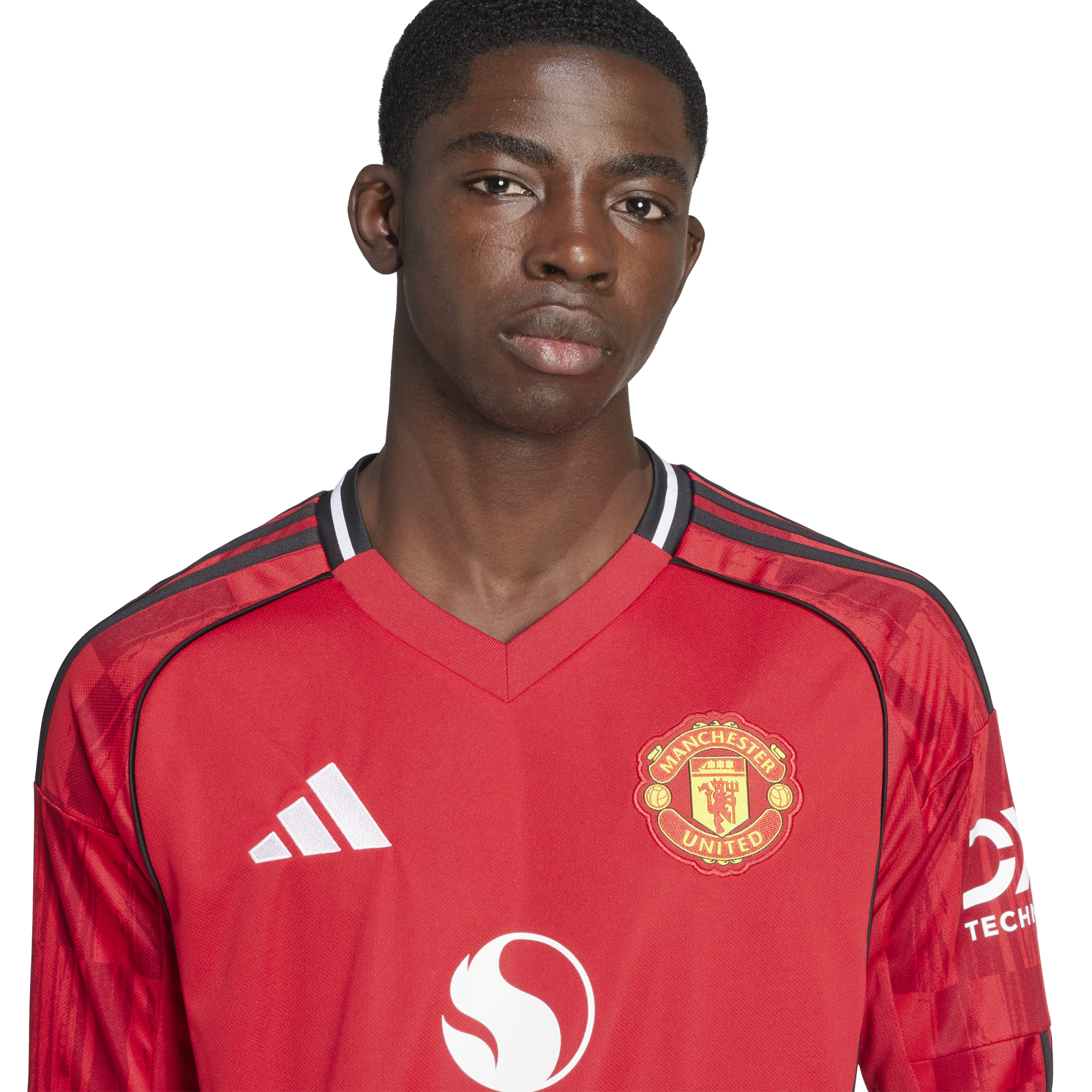 Adidas Manchester United 25/26 L/S Home Jersey - JP3037