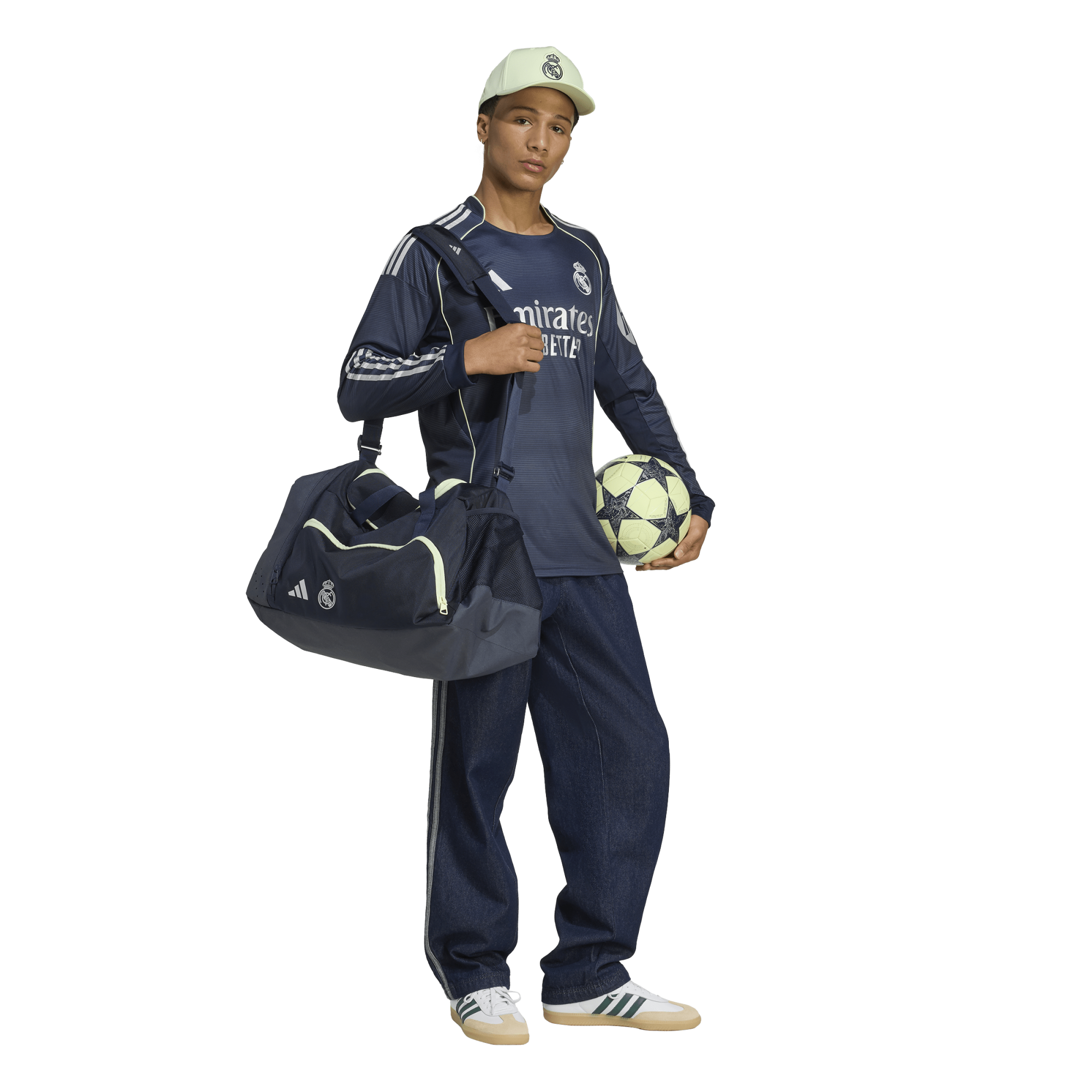 Adidas Real Madrid 25/26 L/S Away Jersey - JP3939