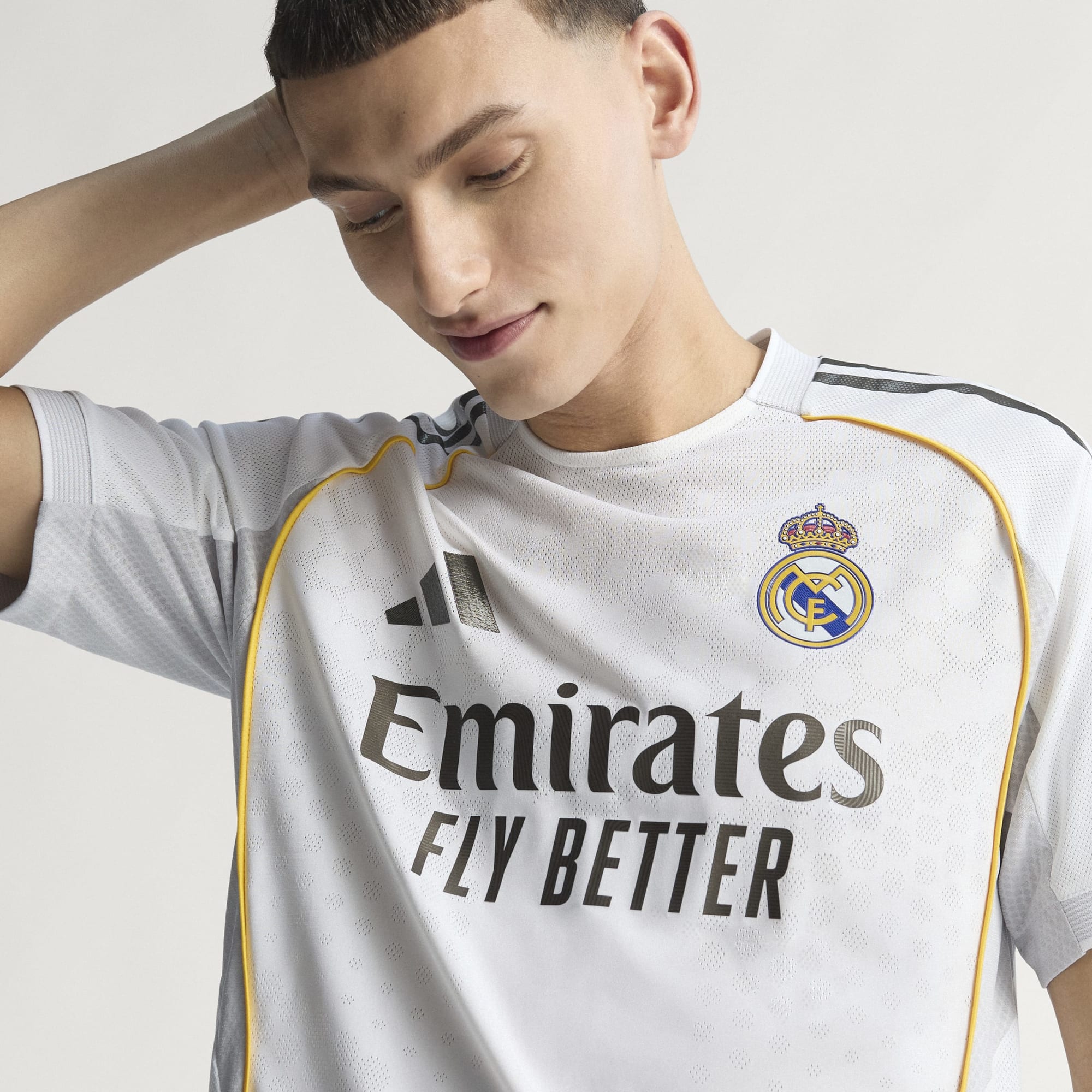 Adidas Real Madrid 25/26 Authentic Home Jersey - JV5918