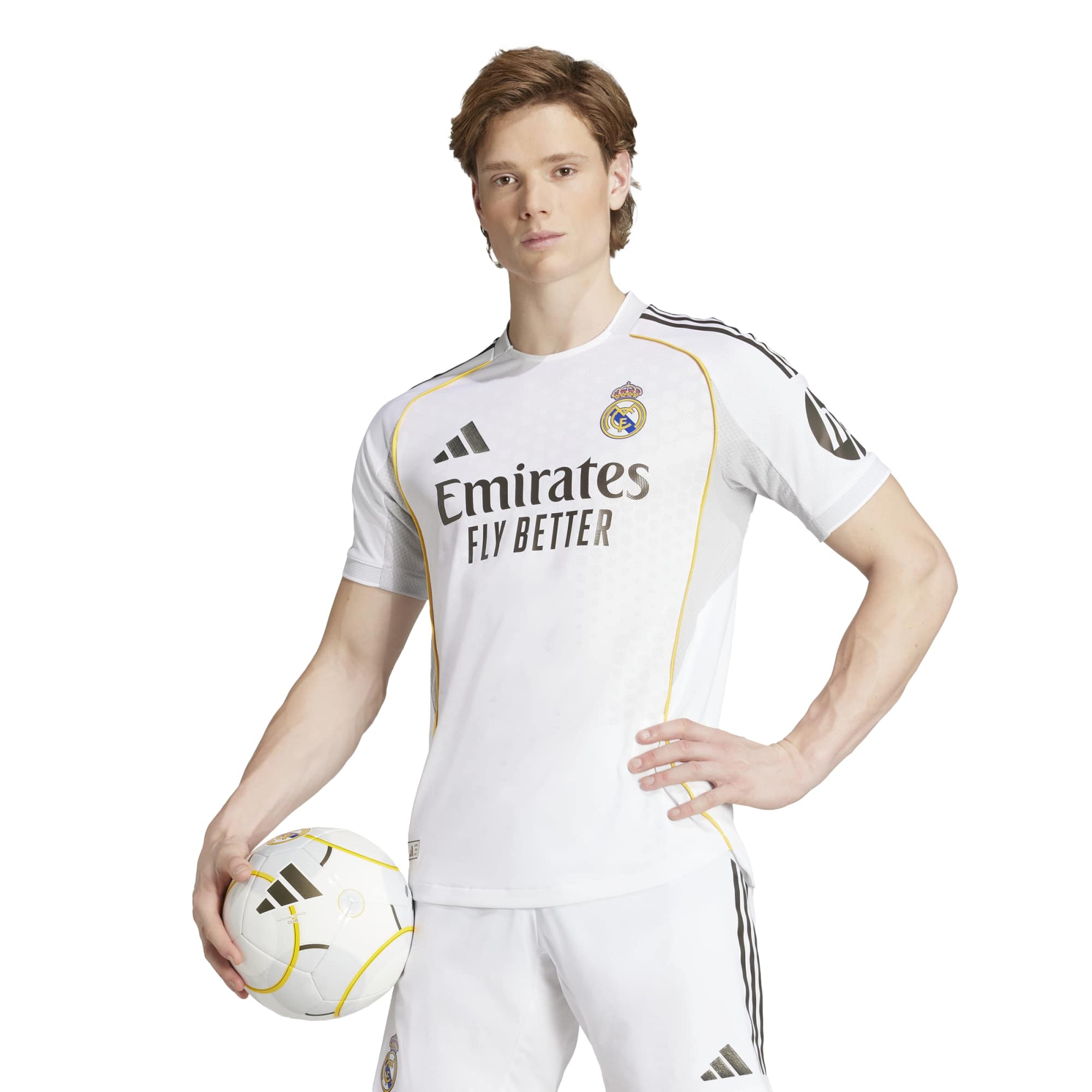 Adidas Real Madrid 25/26 Authentic Home Jersey - JV5918