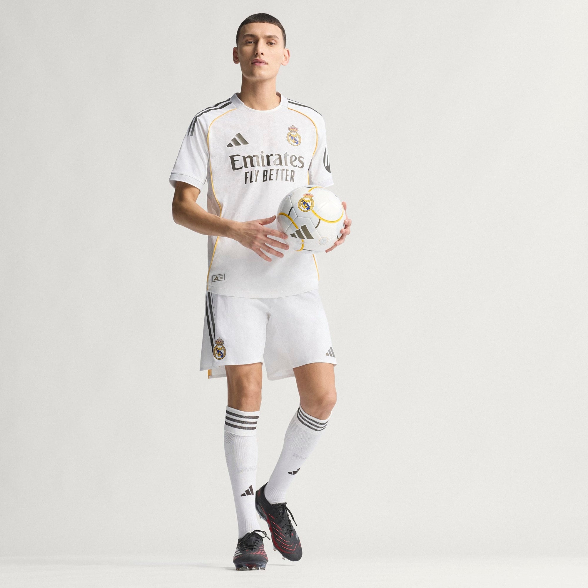 Adidas Real Madrid 25/26 Authentic Home Jersey - JV5918