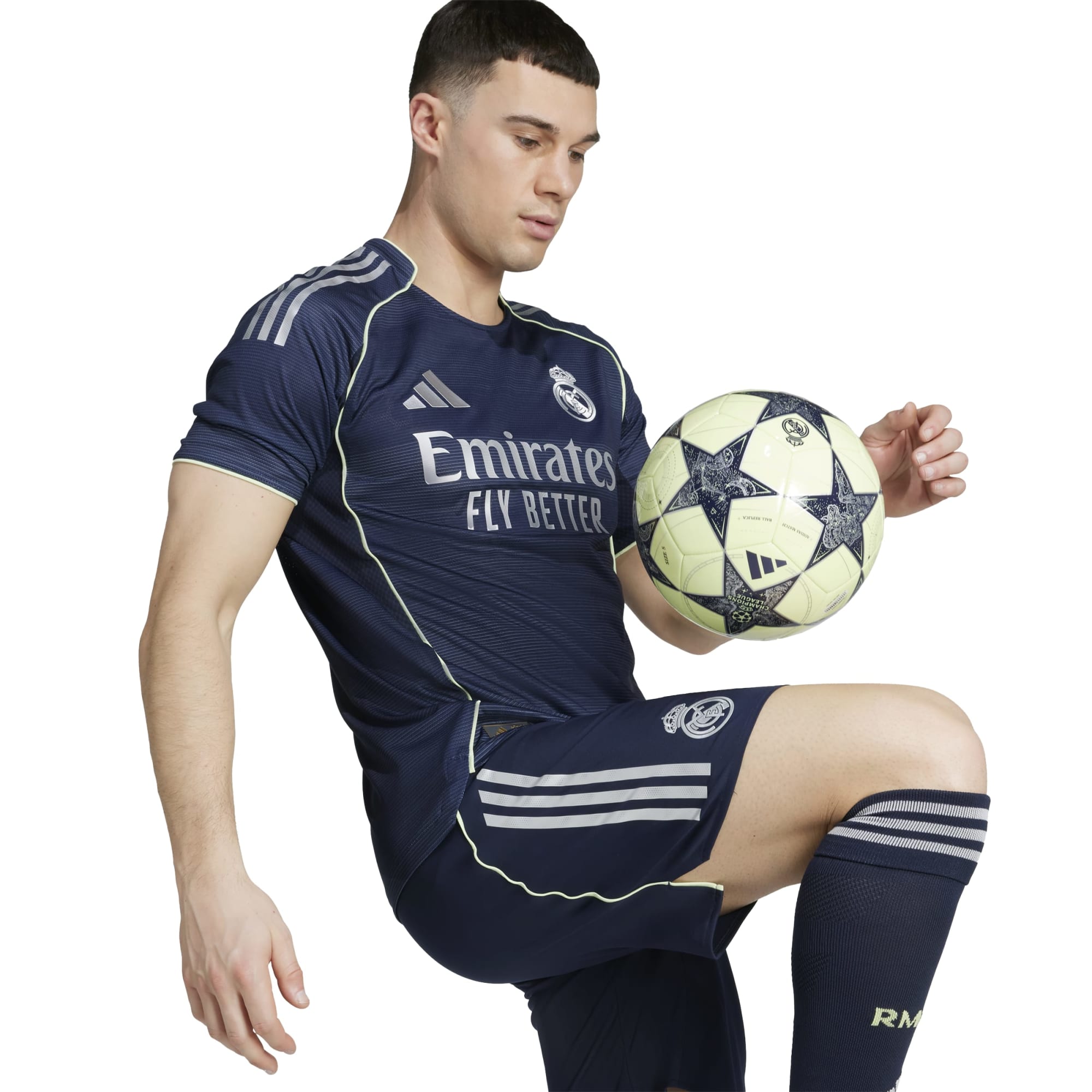 Adidas Real Madrid 25/26 Authentic Away Jersey - JV5920