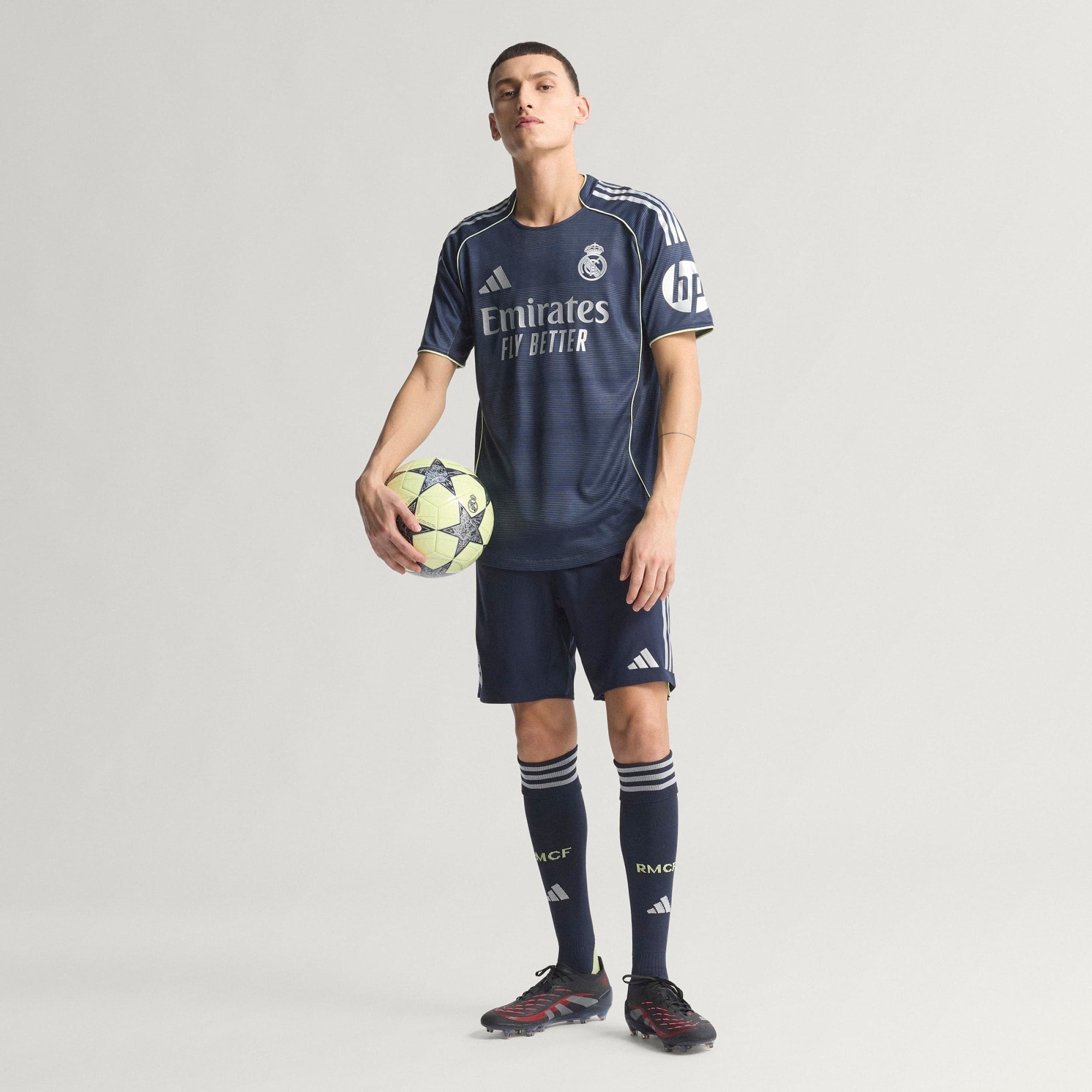 Adidas Real Madrid 25/26 Authentic Away Jersey - JV5920