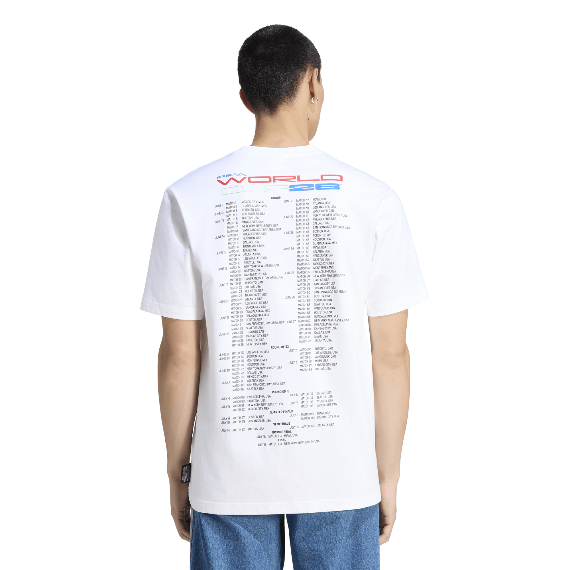 Adidas WC Tour Tee 3 Blanc - KC1340
