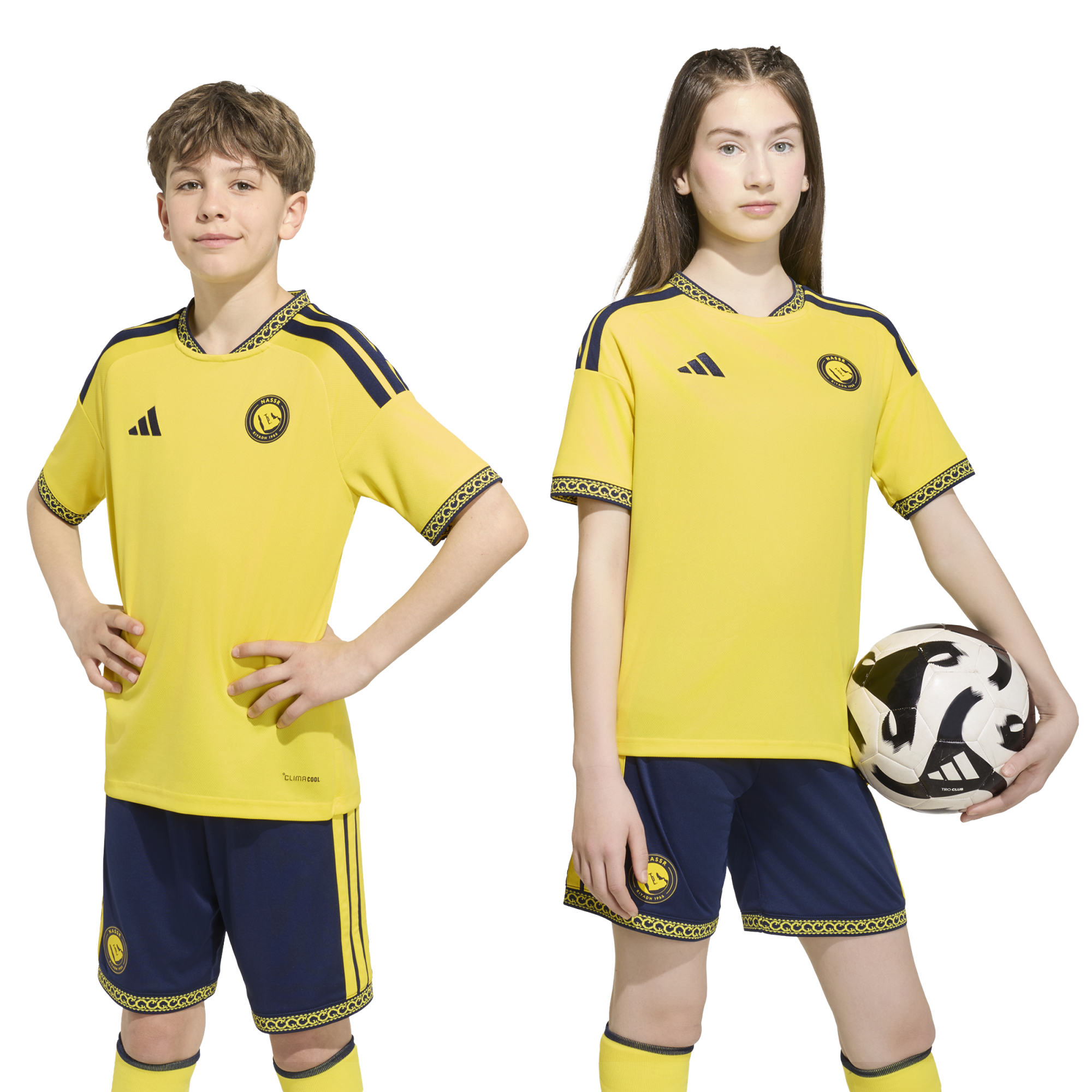 Adidas Al Nassr 2026/27 Youth Home Jersey (w/ Ronaldo #7) - KC7407