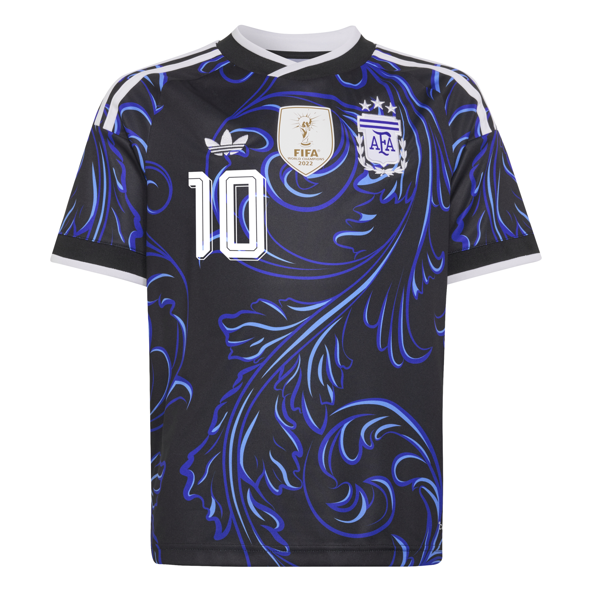 Adidas Argentina 2026 Youth Stadium Away Jersey (Includes Messi #10) -