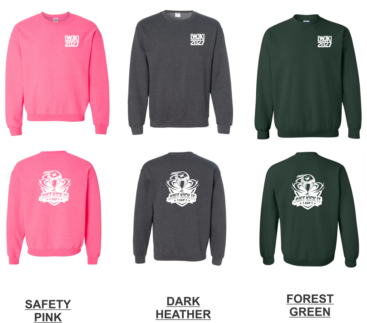 Lakewood Just Kick It Tournament Gildan Heavyweight Crewneck Sweatshirt (Pre-Order ETA January 29th)