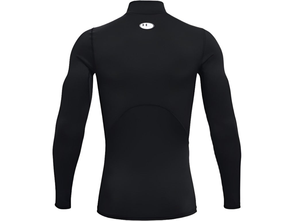 UA Men's ColdGear Mock Long Sleeve (Black) - 1366072-001