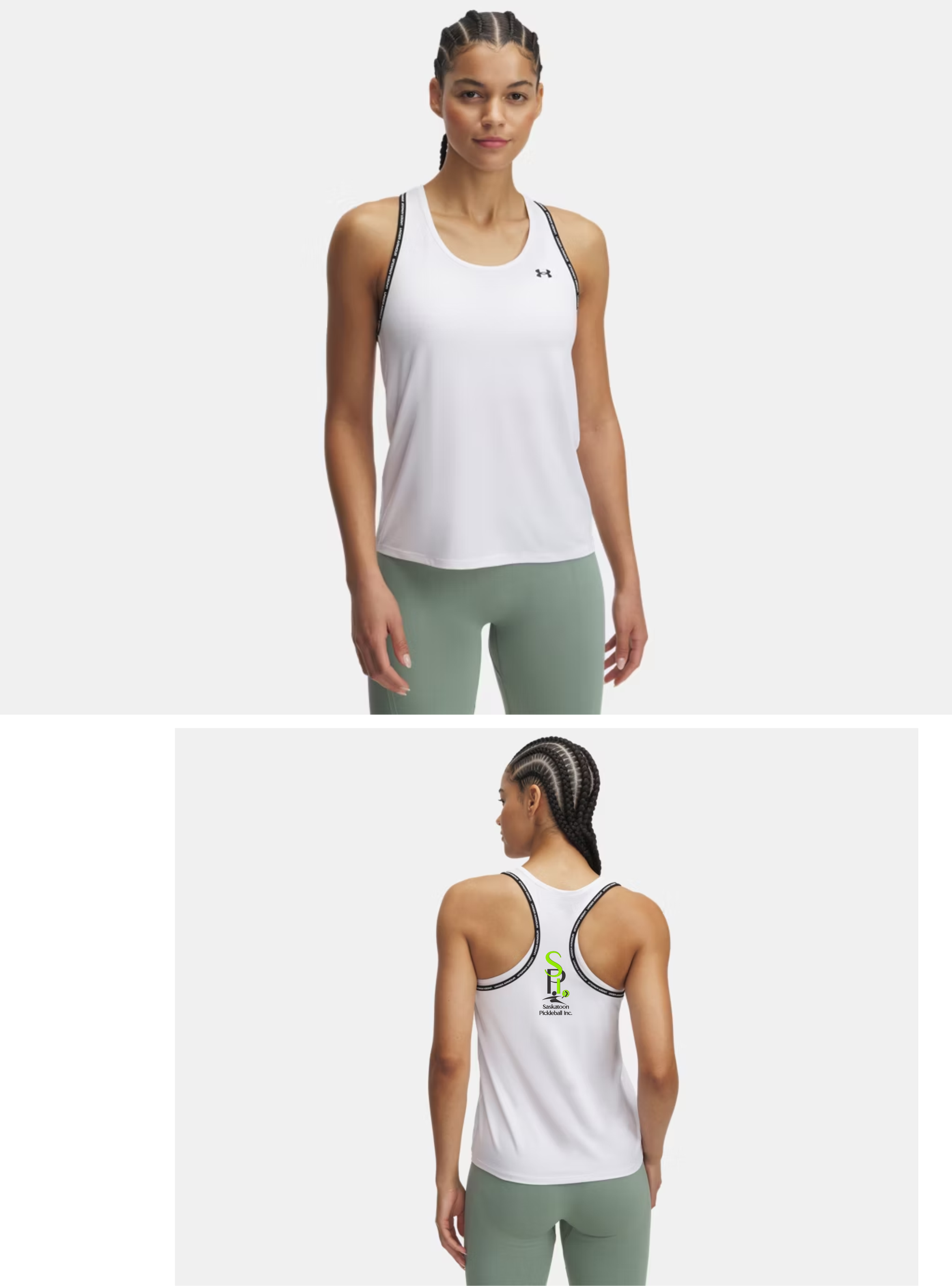 UA Women's Knockout Team Tank (Saskatoon Pickleball)
