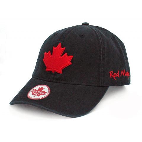 Canada Black Adjustable Hat - RM-BLACK