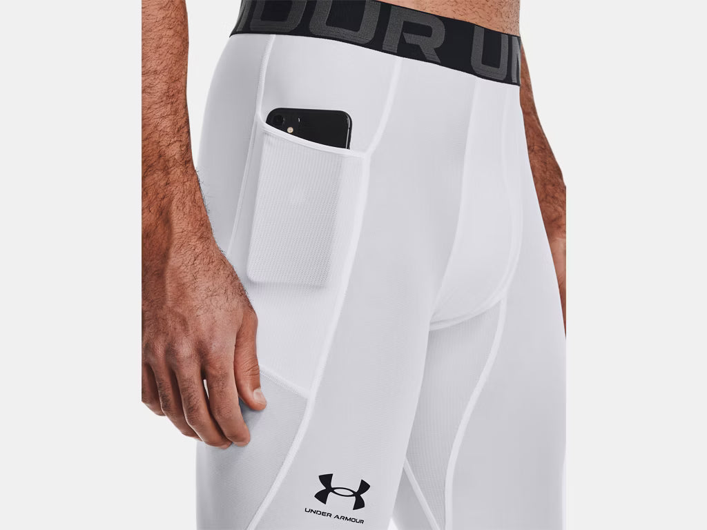 Collant Homme UA HeatGear (Blanc) - 1361586-100