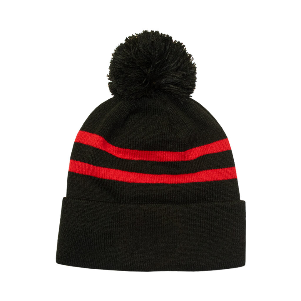 Manchester United New Era Black and Red Knit Pom Beanie - 70808809