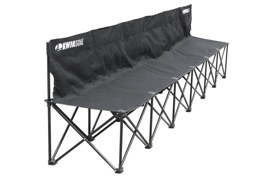 Kwik Goal 6 Seat Kwik Bench Black - 9B926