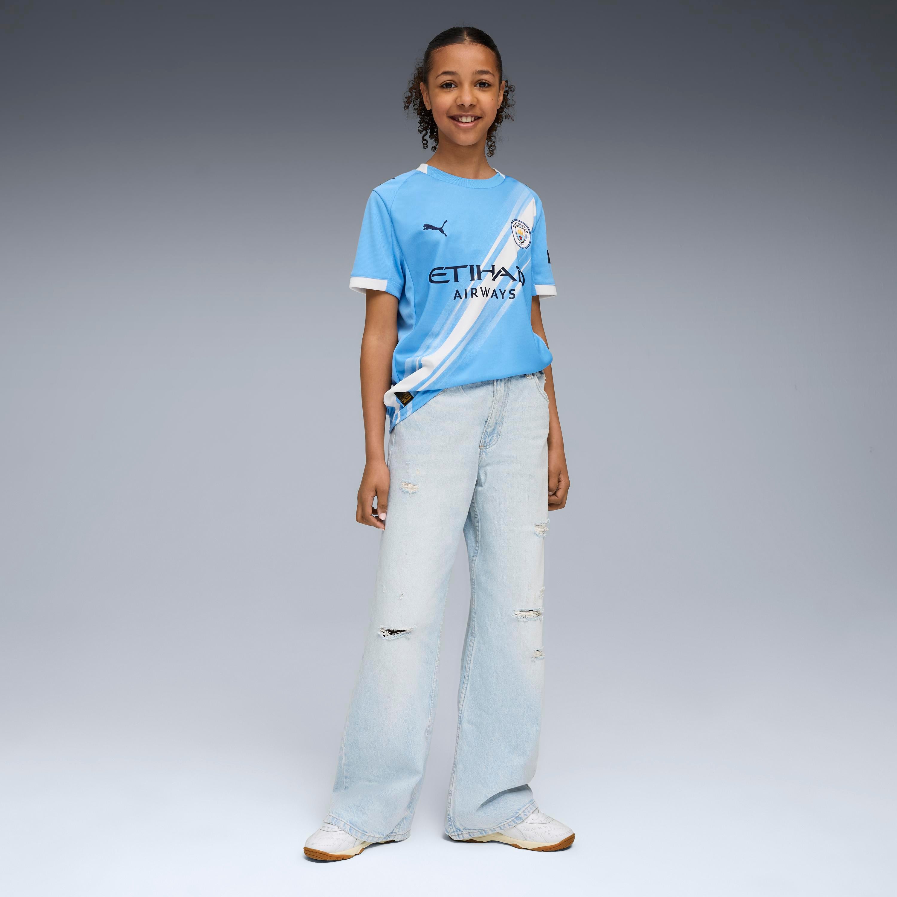 Puma Manchester City 25/26 Youth Home Jersey - 780341 01