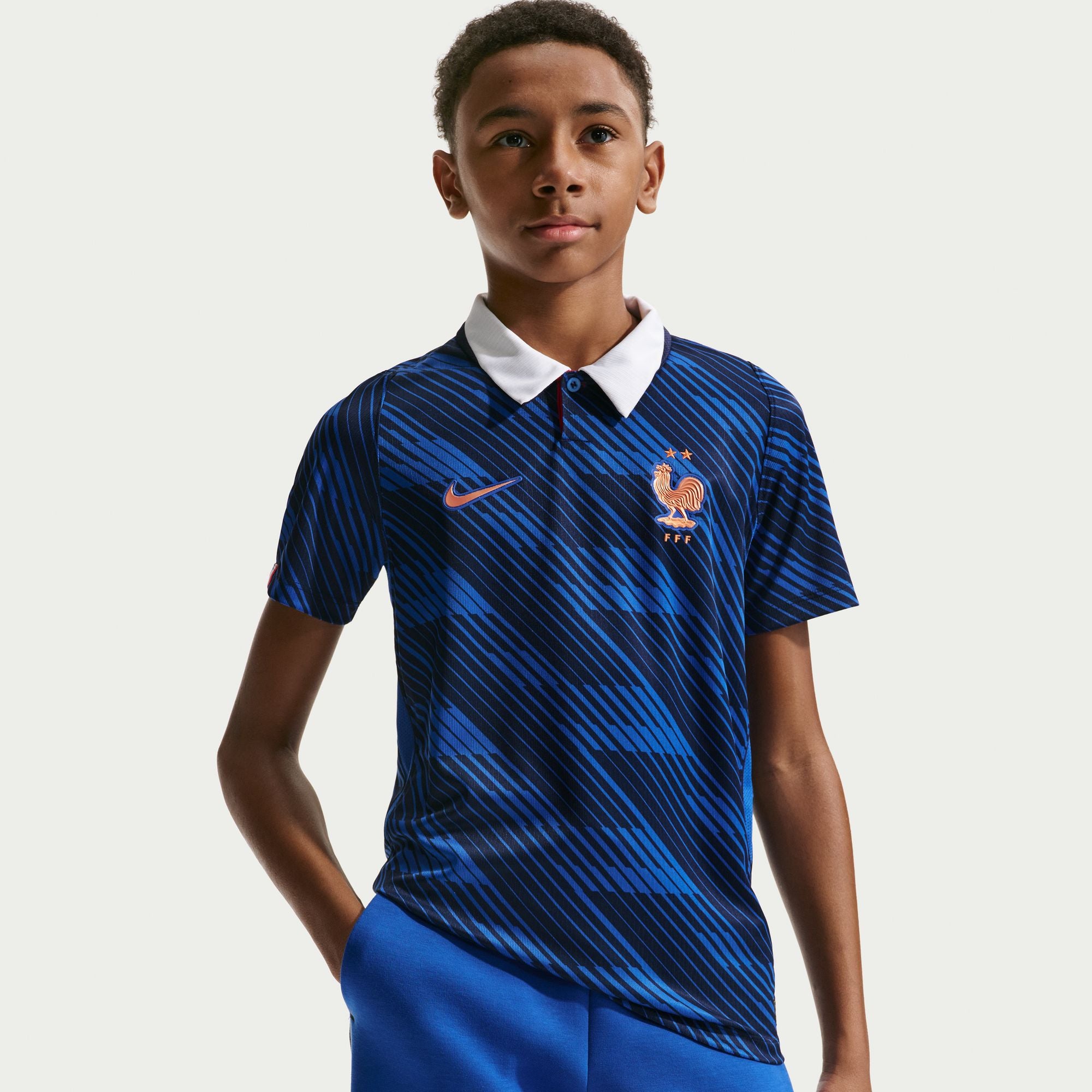 Nike France 2026 Youth Home Jersey - IB5129-480 | Soccer Locker