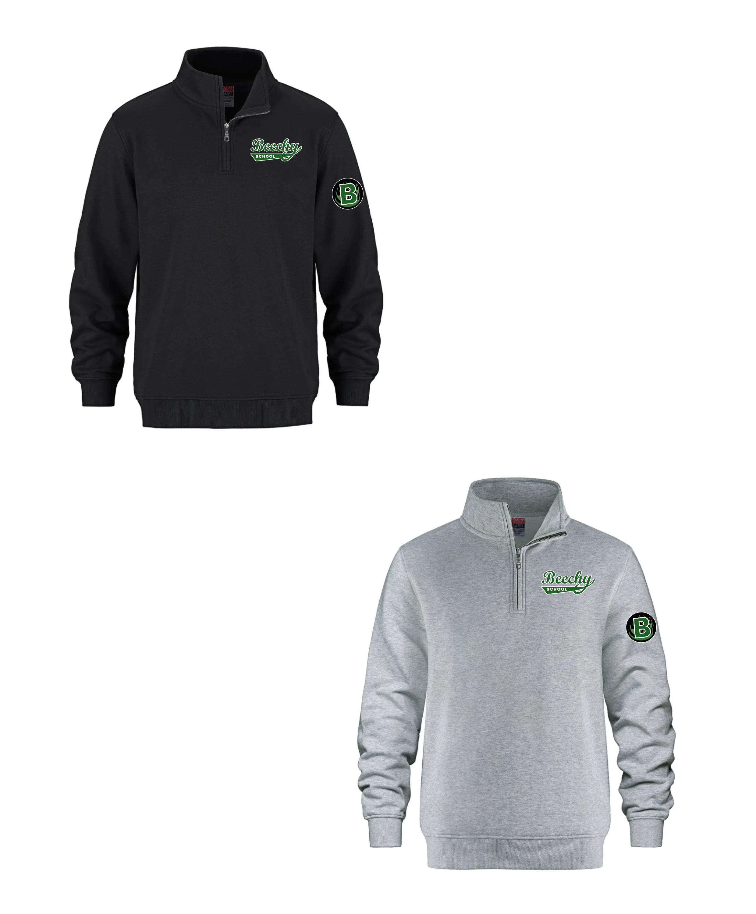 Flux 1/4 Zip Sweatshirt (Beechy School) (ETA October 21st)