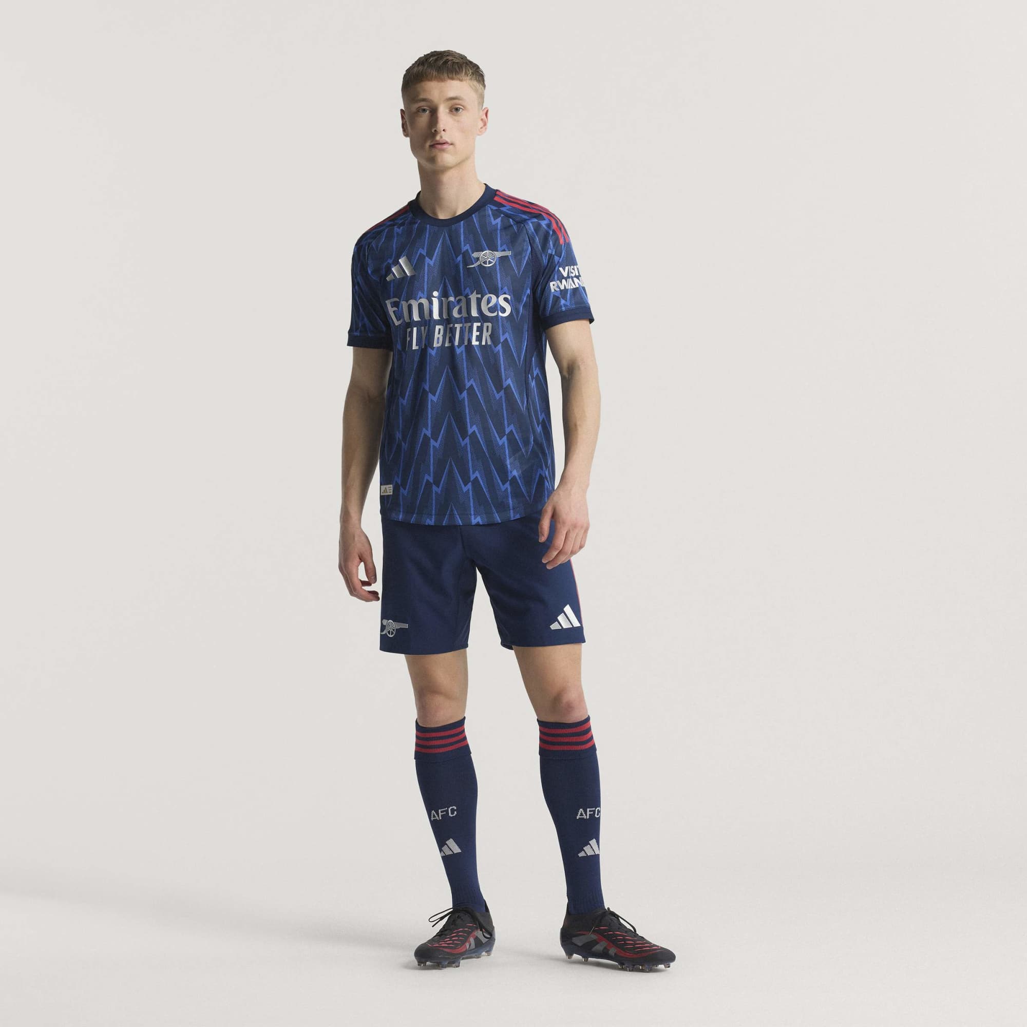 Adidas Arsenal 25/26 Authentic Away Jersey - JI9510