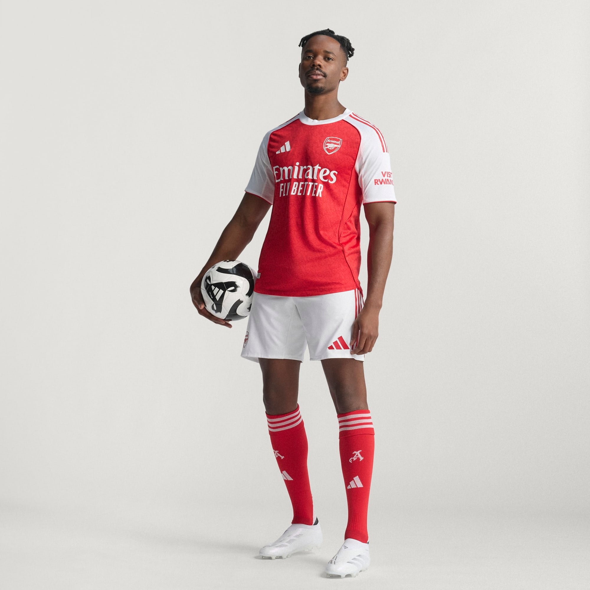 Adidas Arsenal 25/26 Authentic Home Jersey - JI9516