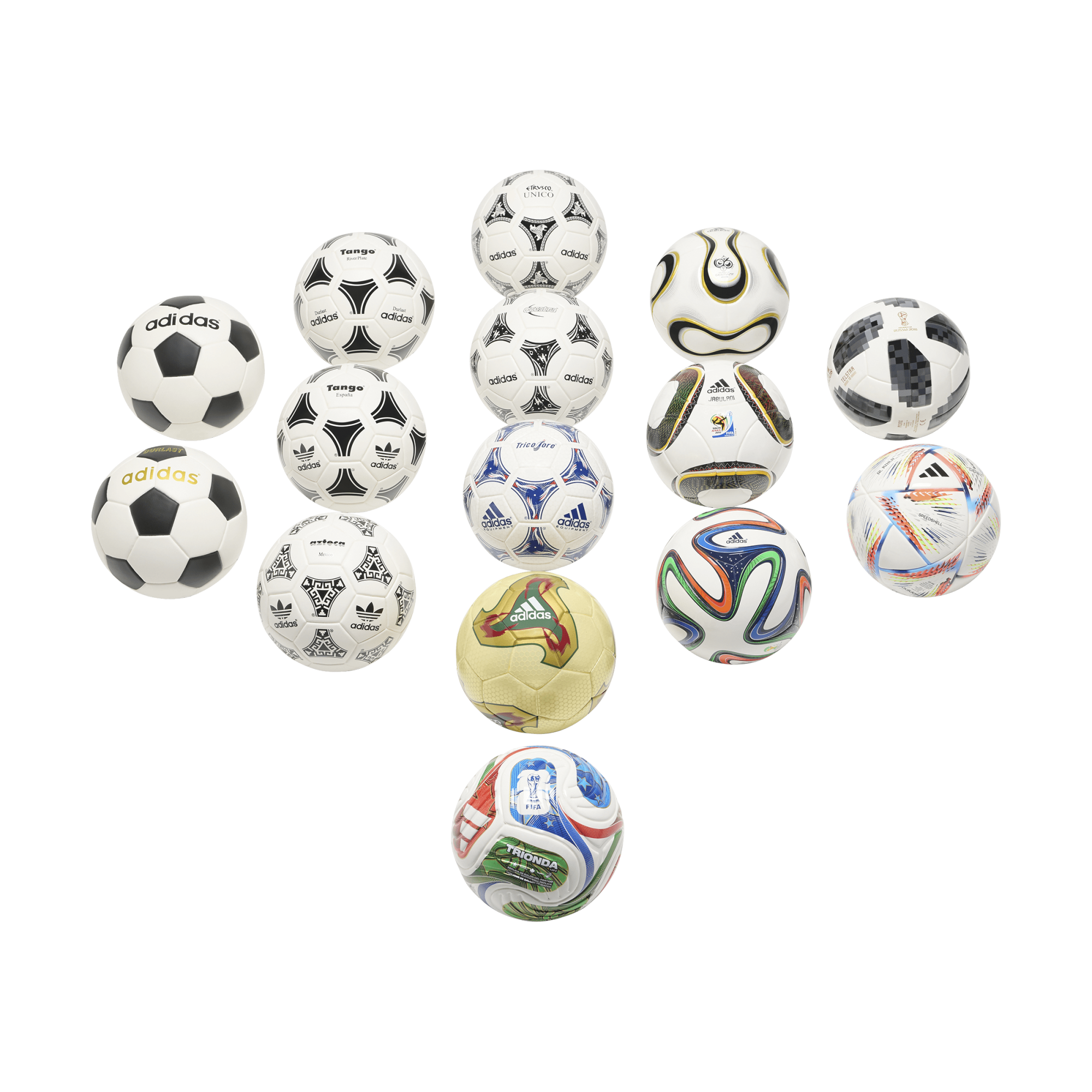 Adidas FIFA World Cup™ Historical Mini Ball Set - JN2093