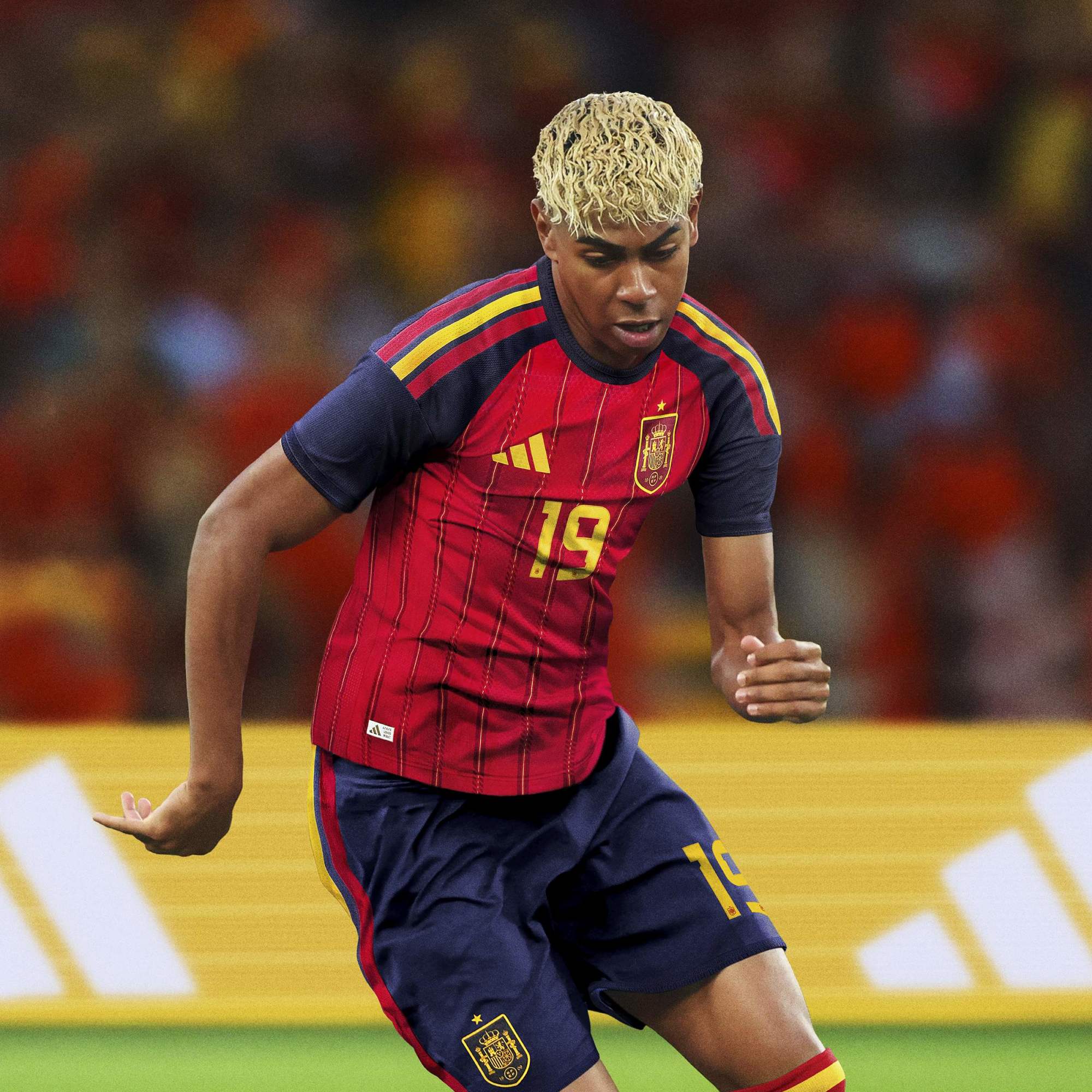 adidas スペイン代表シャツ 赤 21番 Adidas Spain World Cup 2026 Authentic Jersey | Soccer Locker