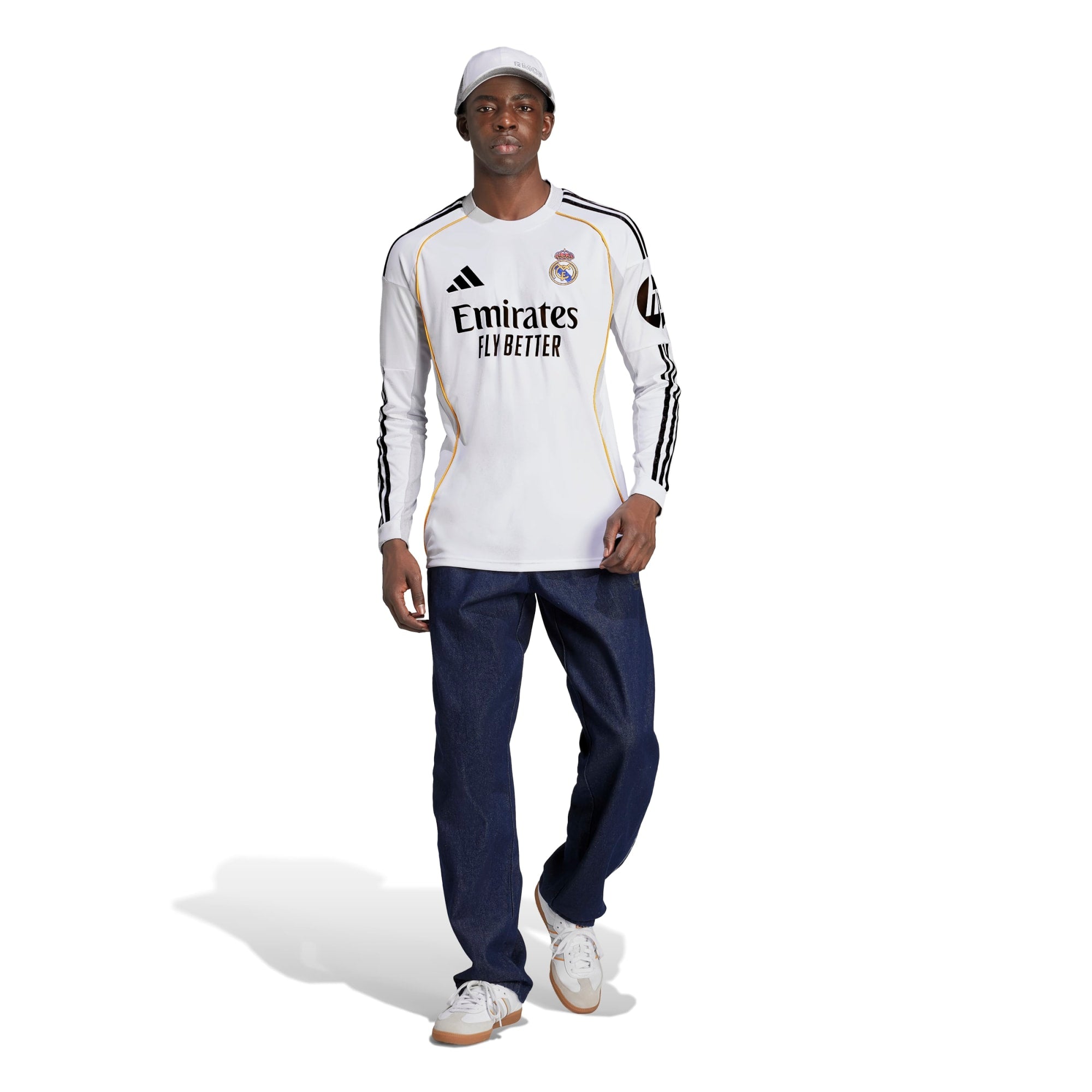 Adidas Real Madrid 25/26 L/S Home Jersey - JN8884