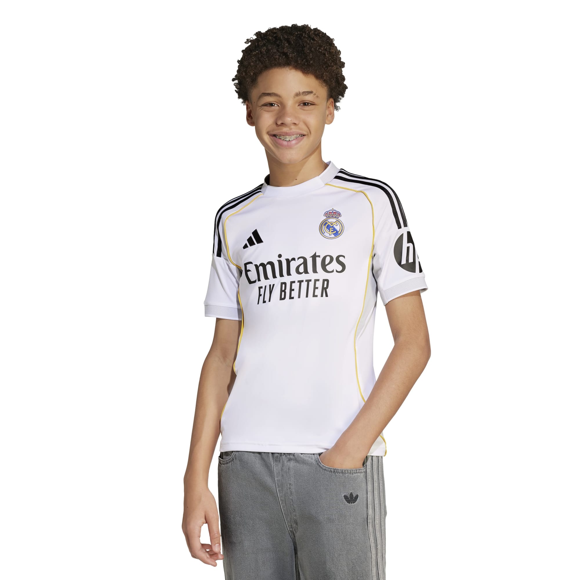 Adidas Real Madrid Youth Home Jersey 25/26 - JN8887