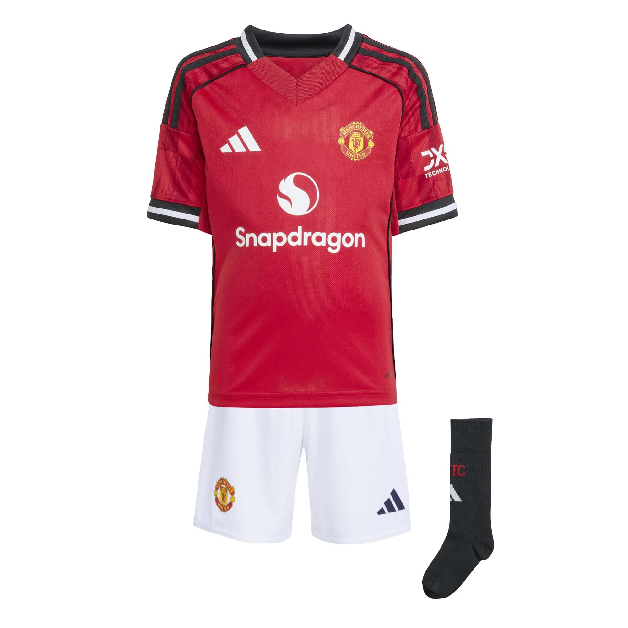 Adidas Manchester United Home Mini Kit 25/26 - JP3019