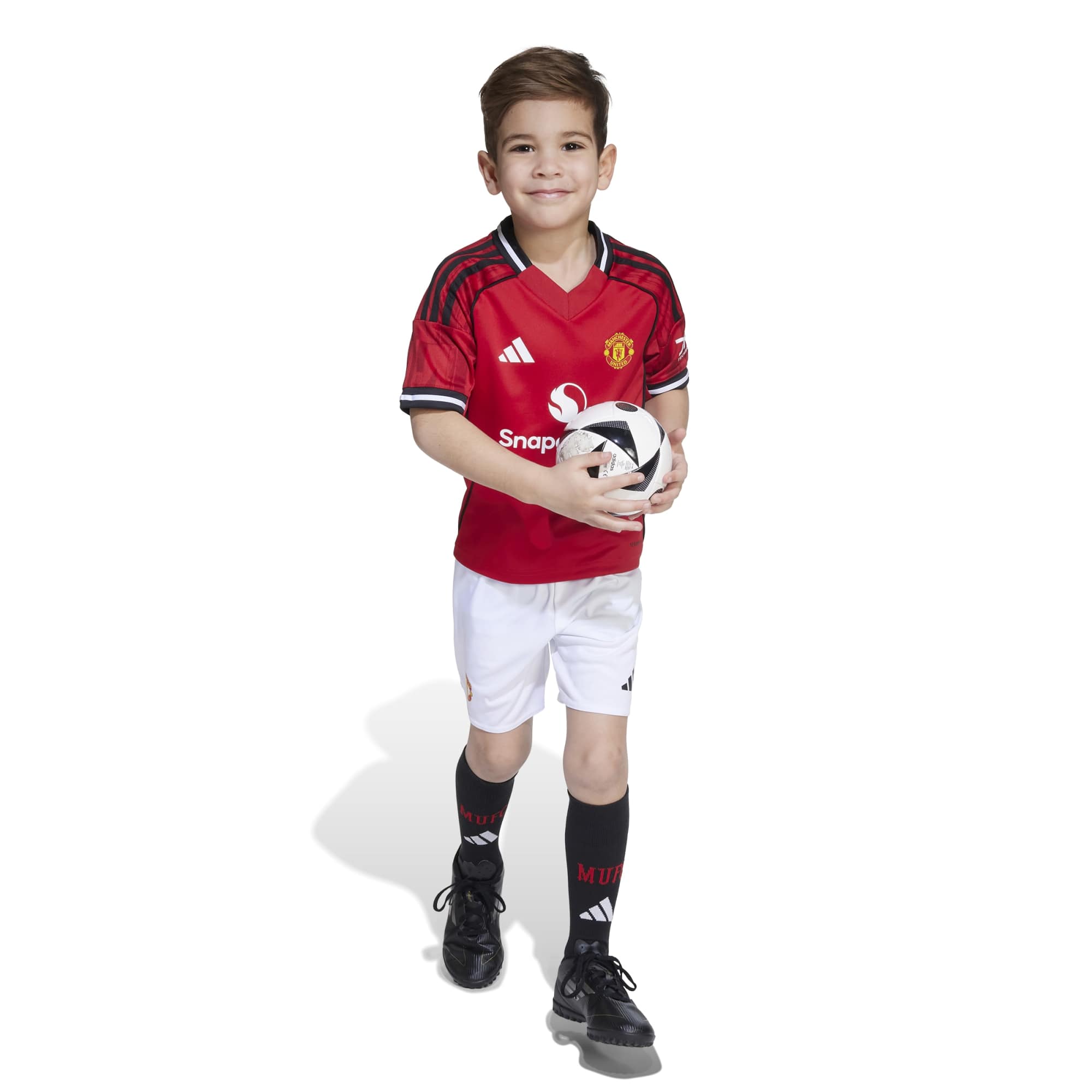Adidas Manchester United Home Mini Kit 25/26 - JP3019