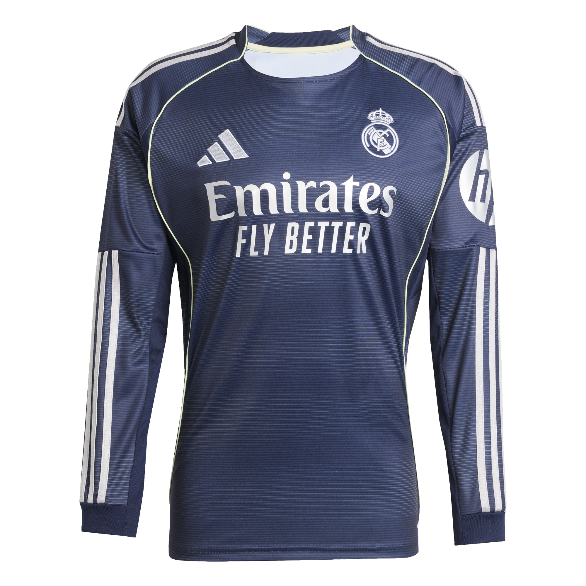 Adidas Real Madrid 25/26 L/S Away Jersey - JP3939