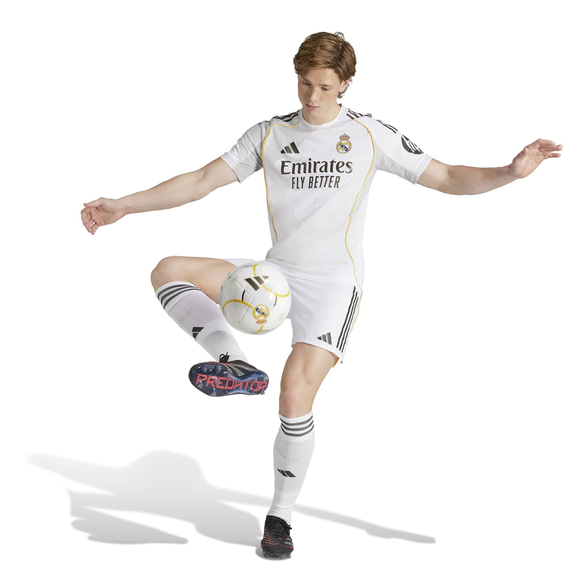 Adidas Real Madrid Authentic Home Jersey 25/26 - JV5918