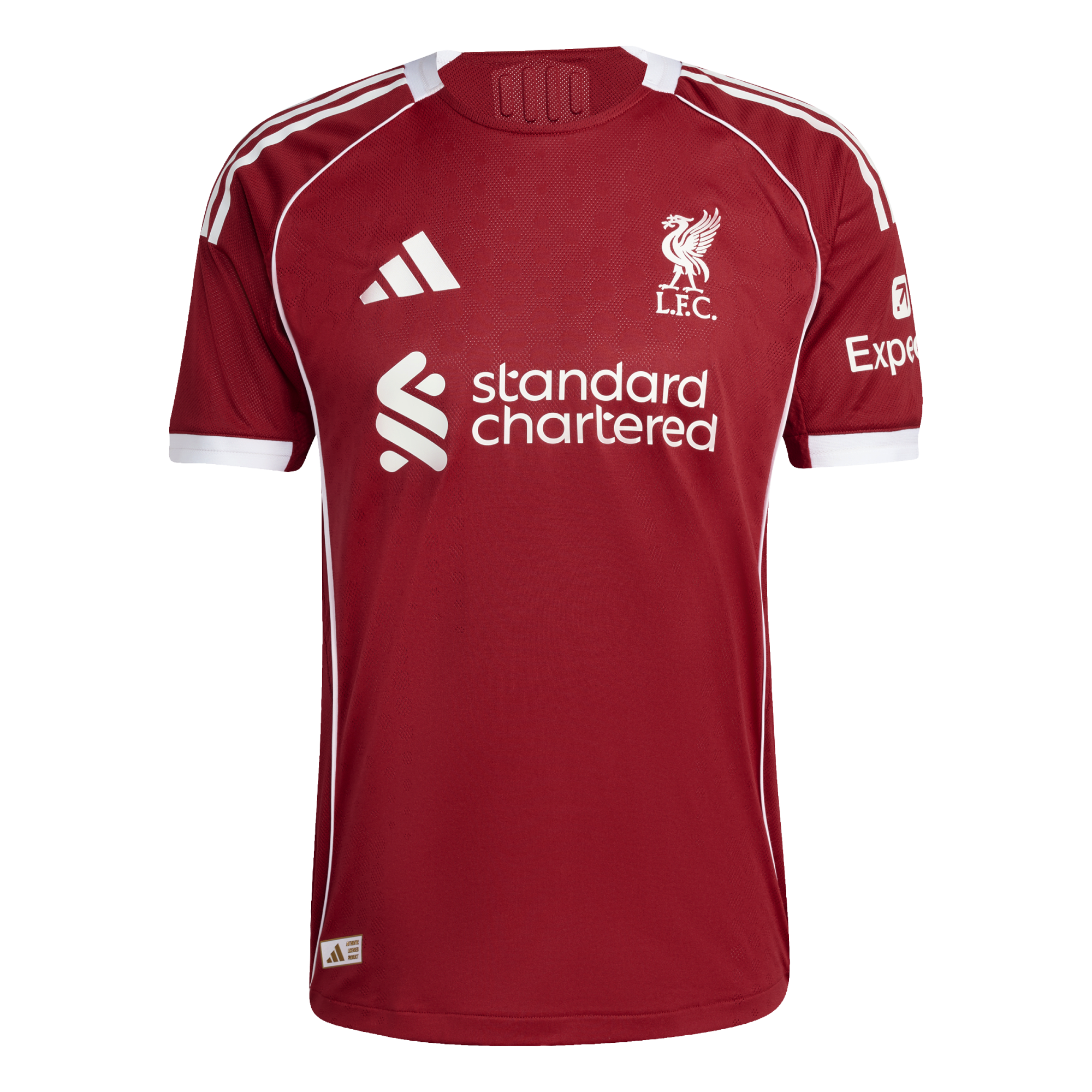 Adidas Liverpool 25/26 Authentic Home Jersey - JY4237